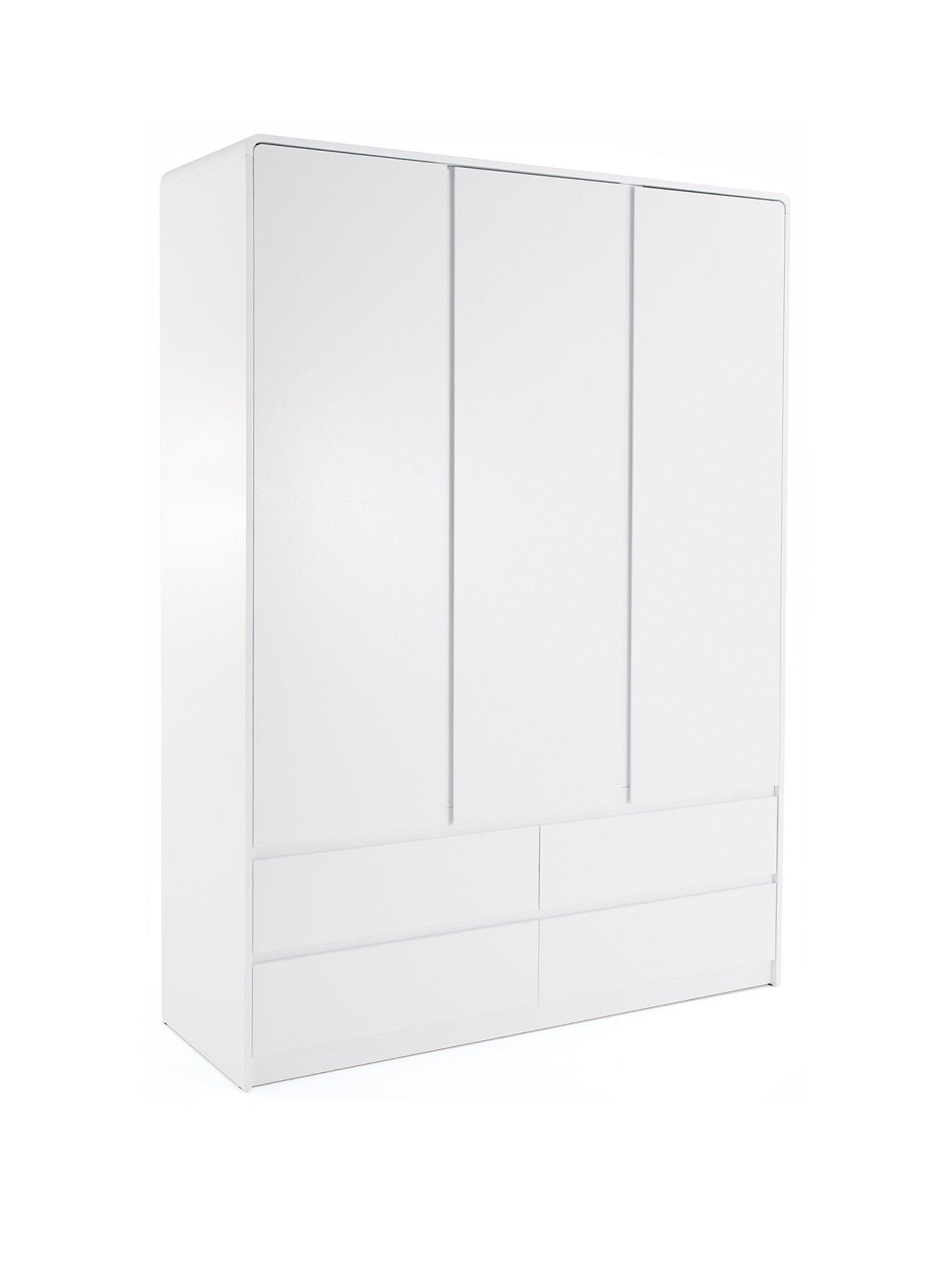 Image 3 of 7 of Very Home Bailey Kids&nbsp;3&nbsp;Door, 4 Drawer Wardrobe&nbsp;- White -&nbsp;FSC&reg; Certified