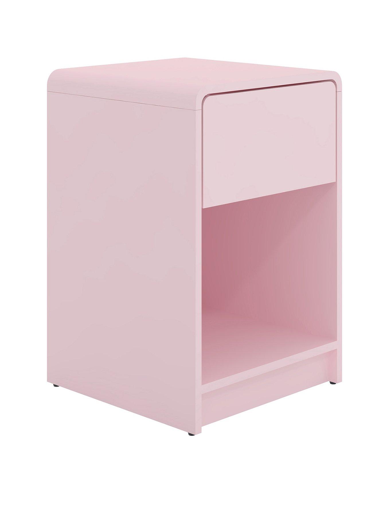 Image 2 of 7 of Very Home Bailey Kids Bedside Table - Pink&nbsp;- FSC&reg; Certified
