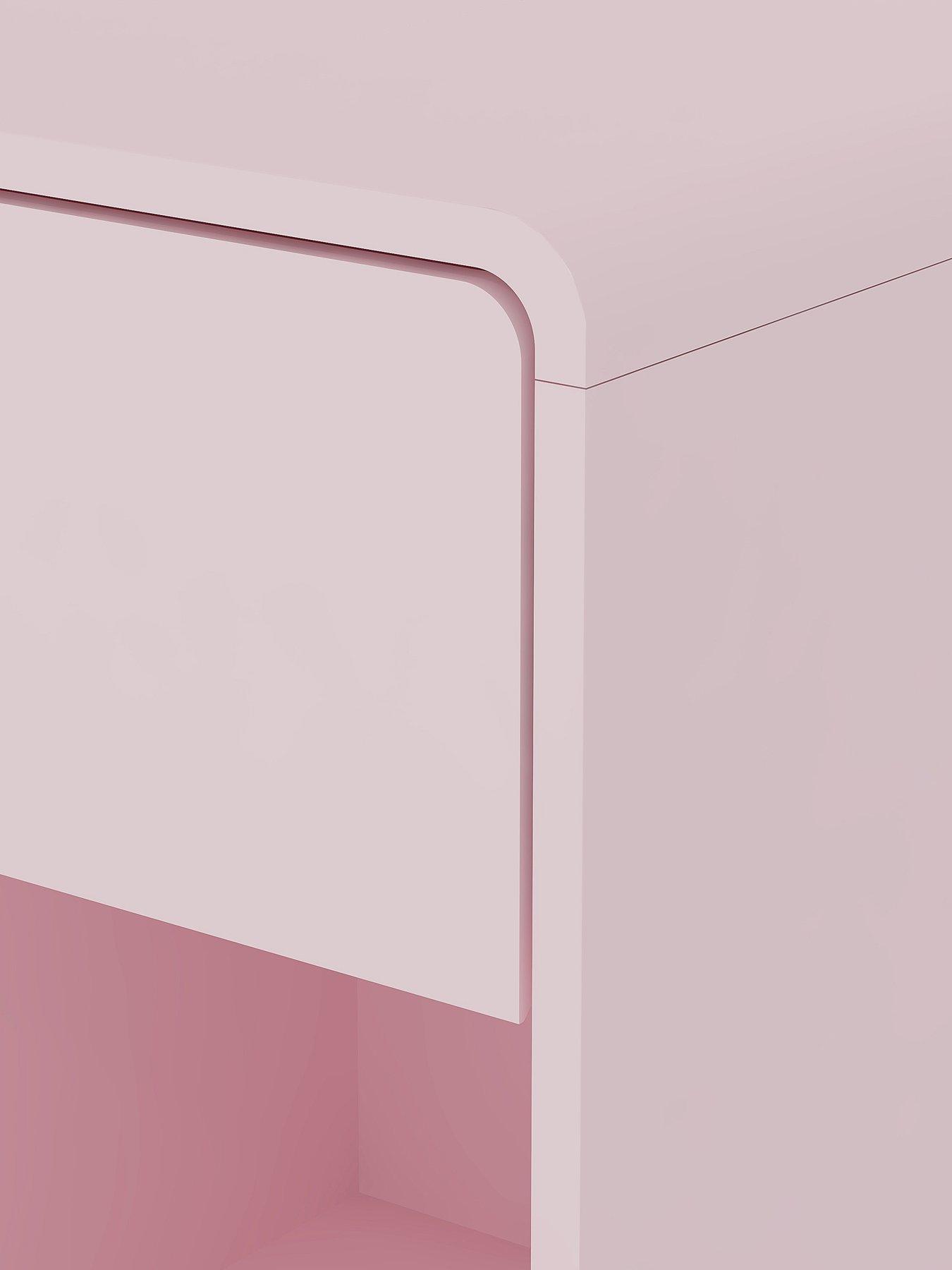 Image 5 of 7 of Very Home Bailey Kids Bedside Table - Pink&nbsp;- FSC&reg; Certified