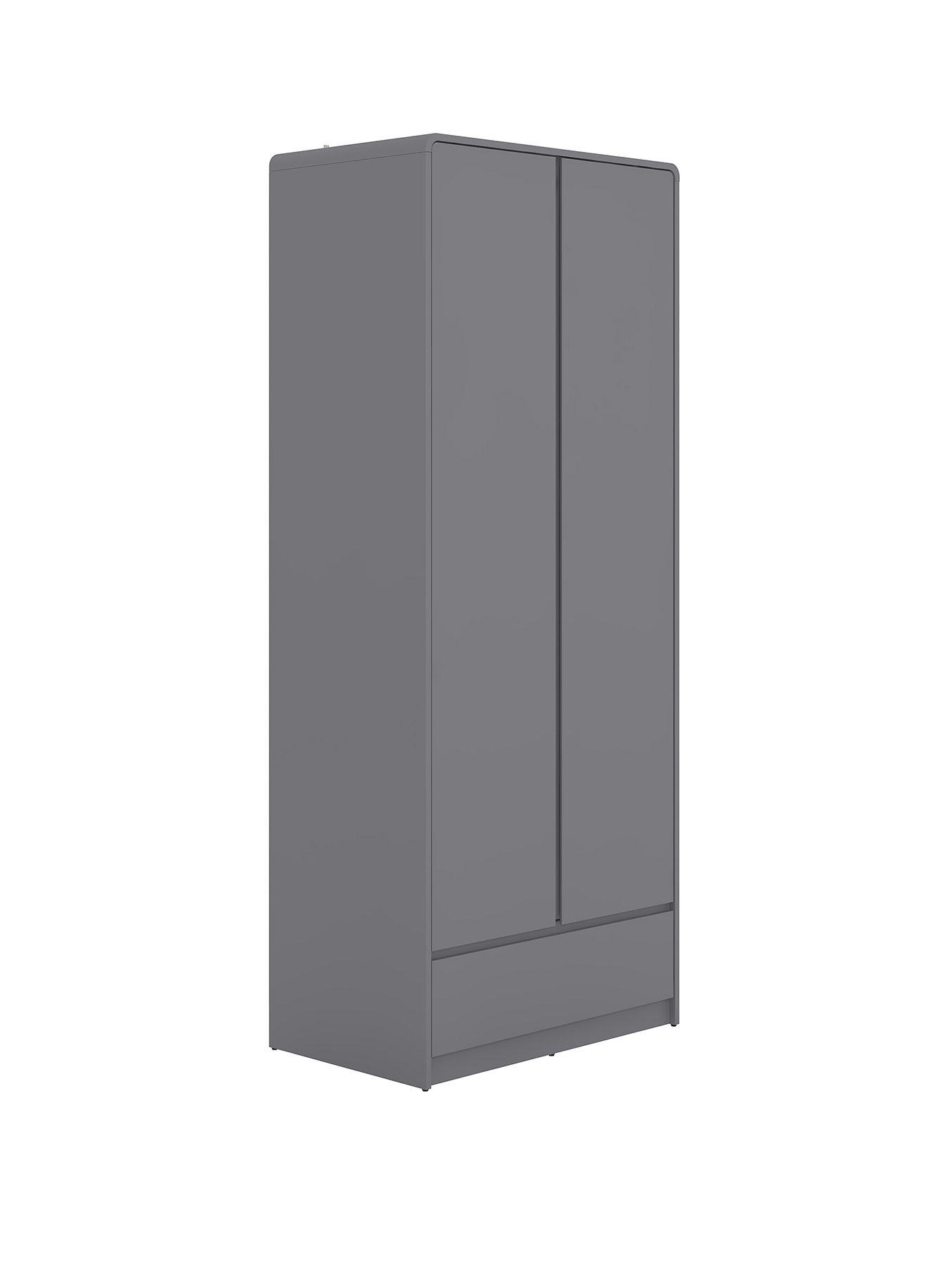 very-home-bailey-2-door-1-drawer-wardrobe-grey-fscreg-certifiedstillFront