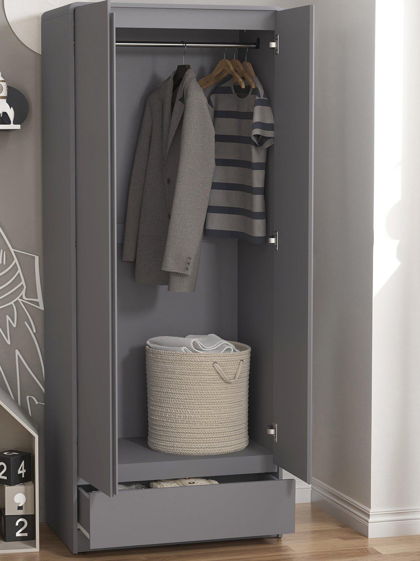 very-home-bailey-2-door-1-drawer-wardrobe-grey-fscreg-certifiedback