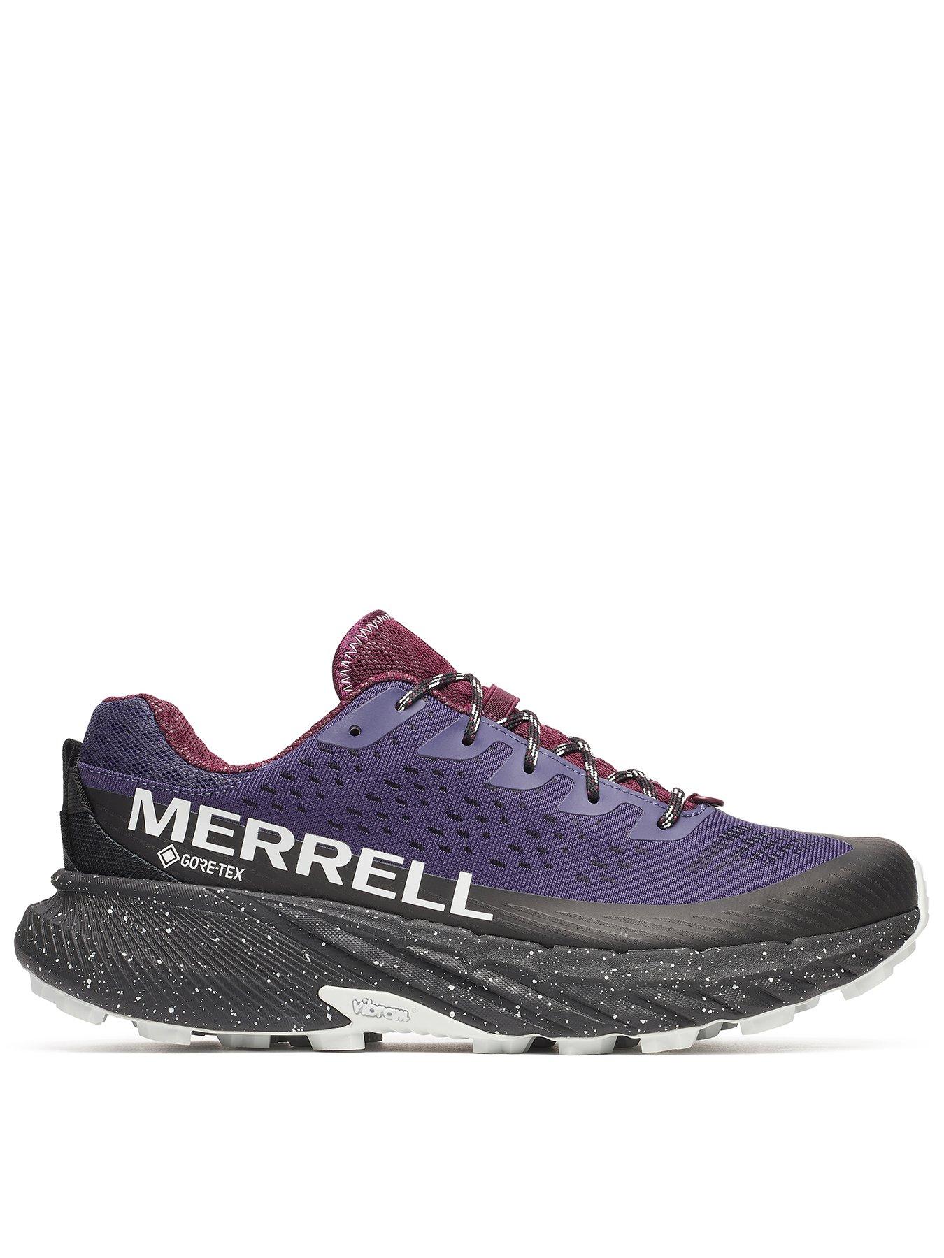 Merrell Womens Trail Running Agility Peak 5 Goretex Shoes - Purple
