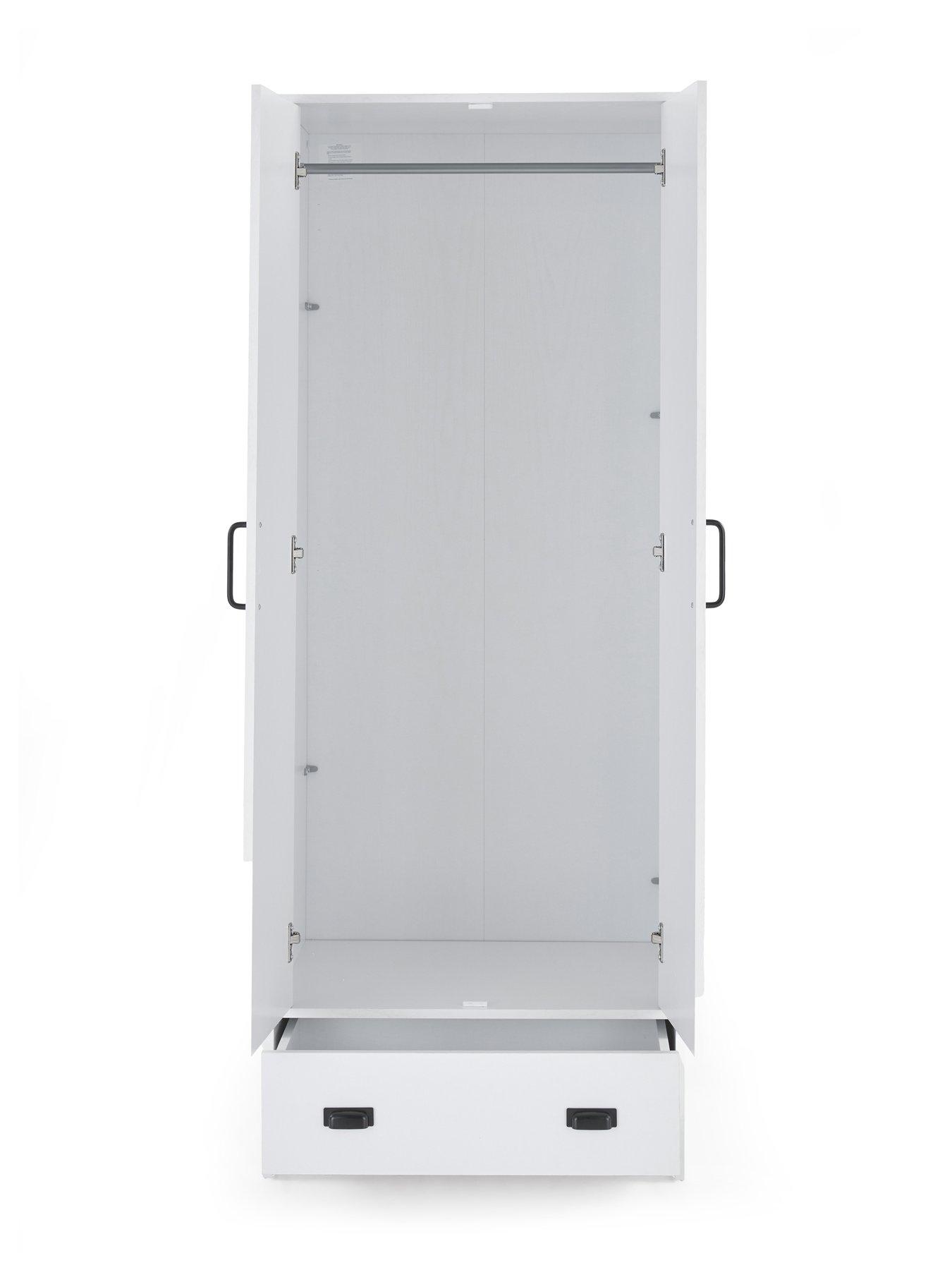 Image 4 of 6 of The Very Collection Jackson 4 Piece Kids Bedroom Furniture&nbsp;Package - Wardrobe, 2 + 2 Drawer Chest,&nbsp;Desk and Bedside Chest