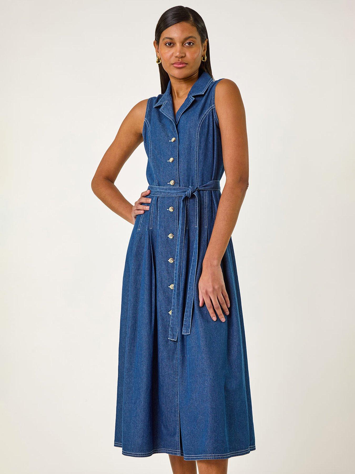 roman-denim-button-through-midi-dress-blueback
