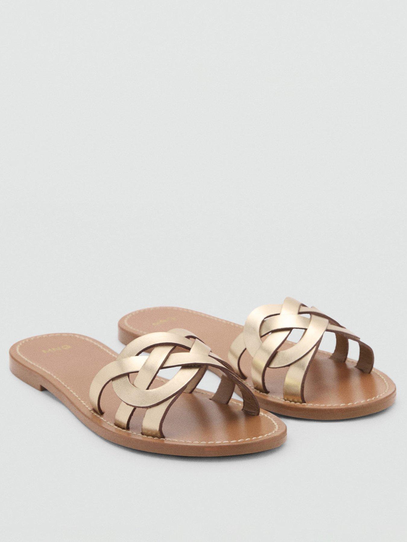 mango-leather-sandals-with-intertwined-strap-goldstillFront