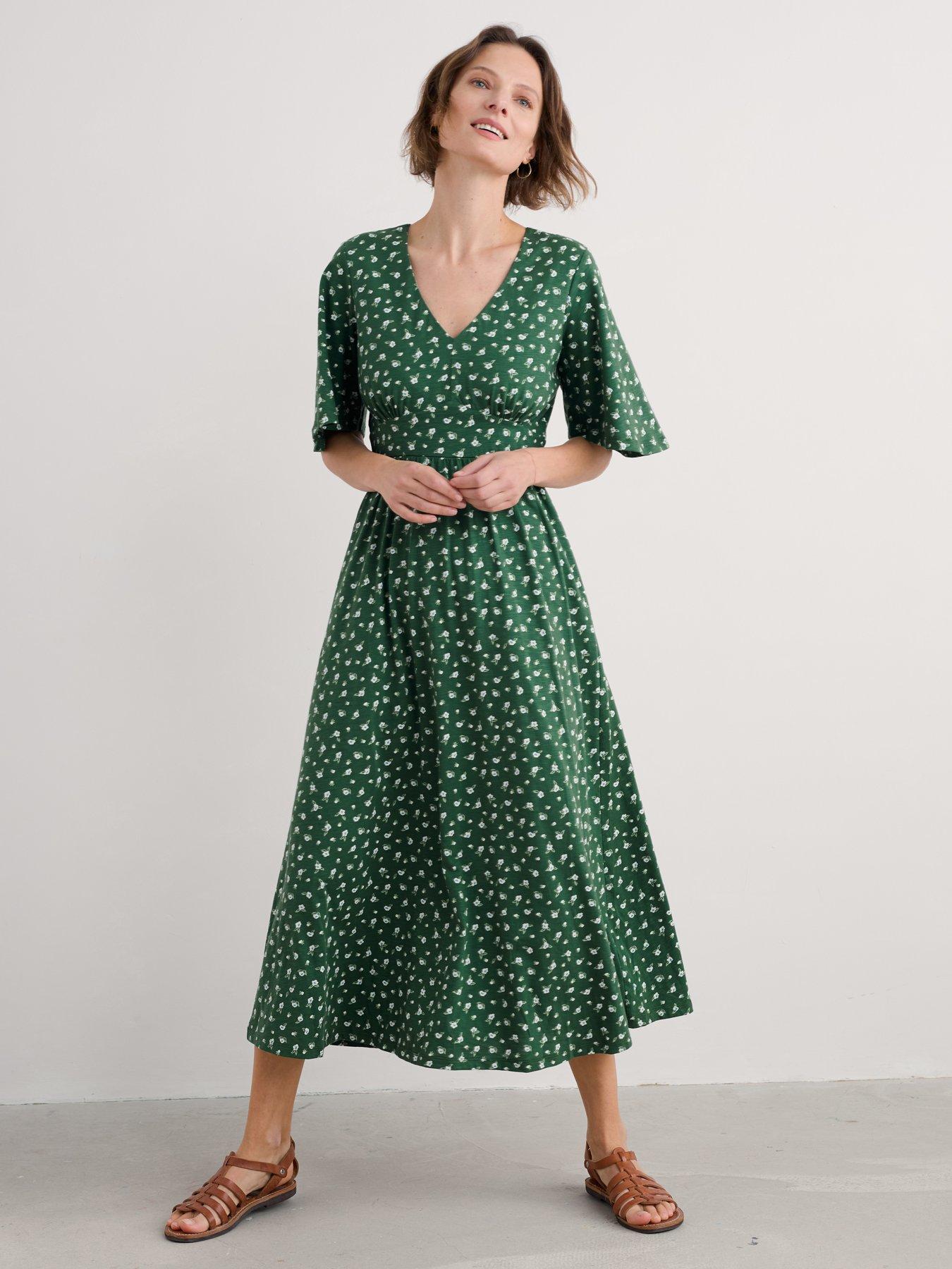 Image 3 of 5 of Seasalt Cornwall Chateaux Dress - Green