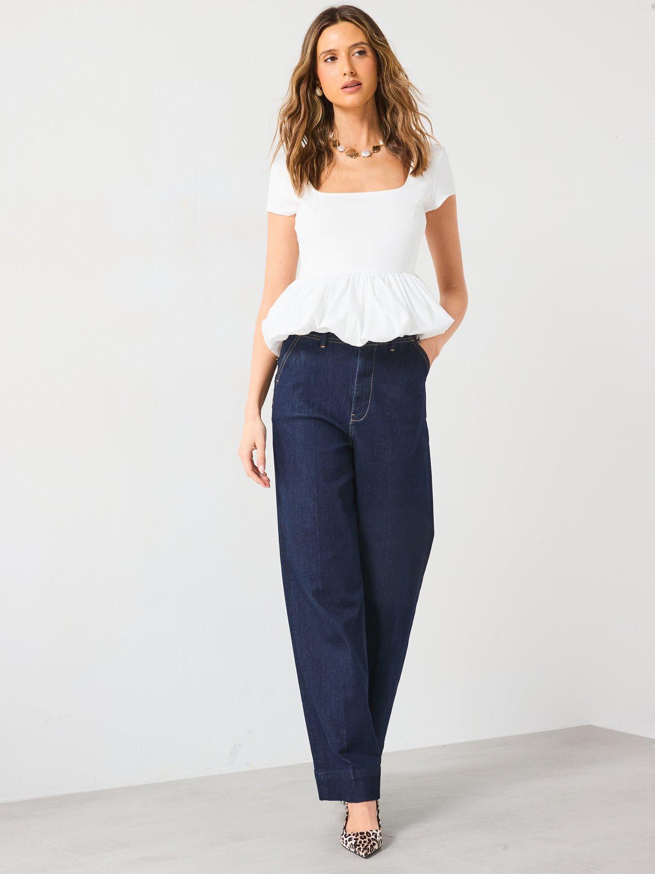 mango-short-sleeve-ruffle-top-whiteback