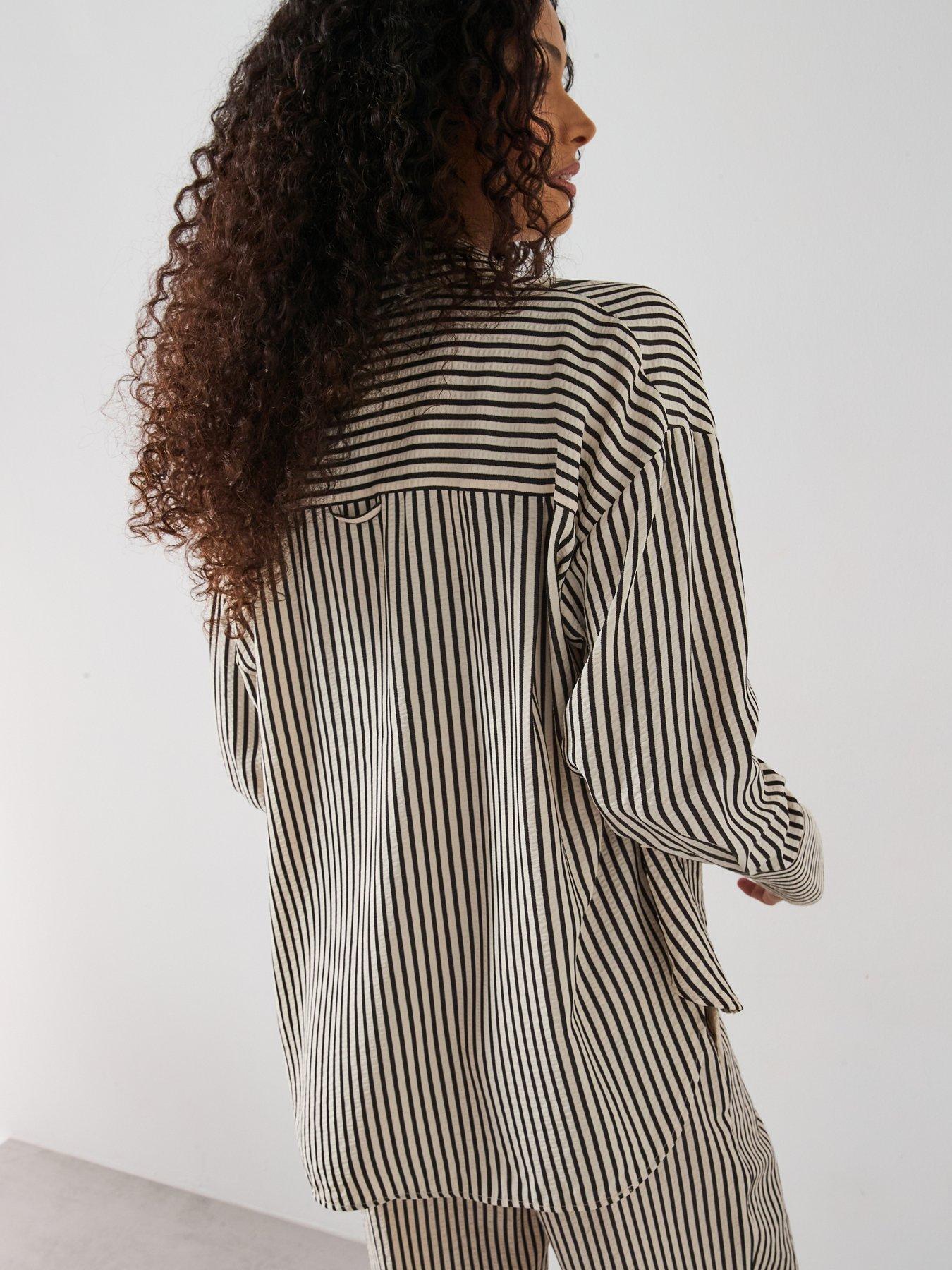 mango-striped-textured-shirt-creamstillFront