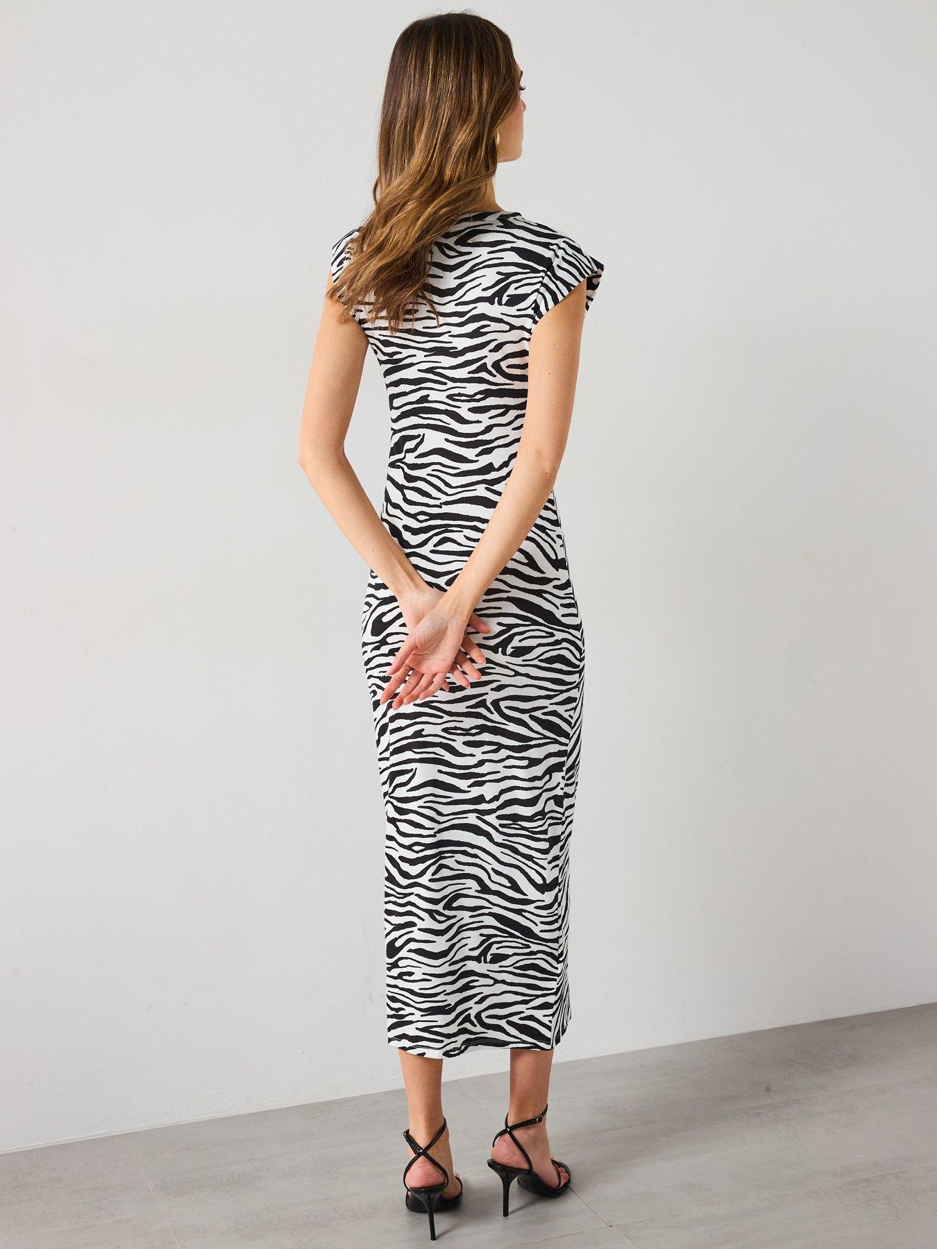 mango-irma-dress-whiteblackstillFront