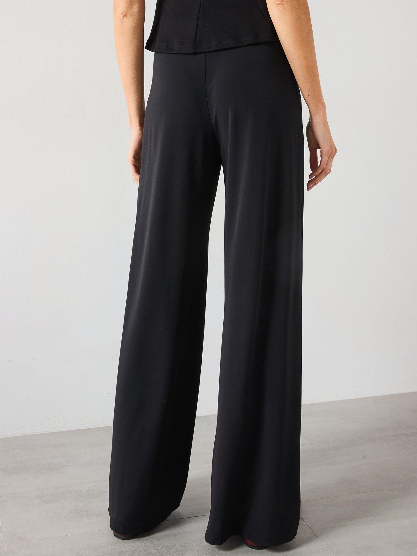 Image 2 of 6 of Mango Leo Trousers - Black