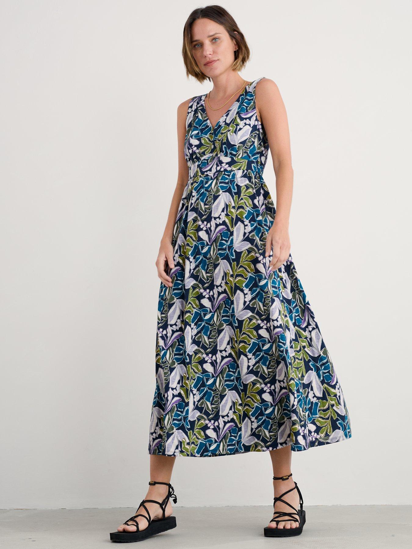 Seasalt Cornwall Polmanter Dress - Green