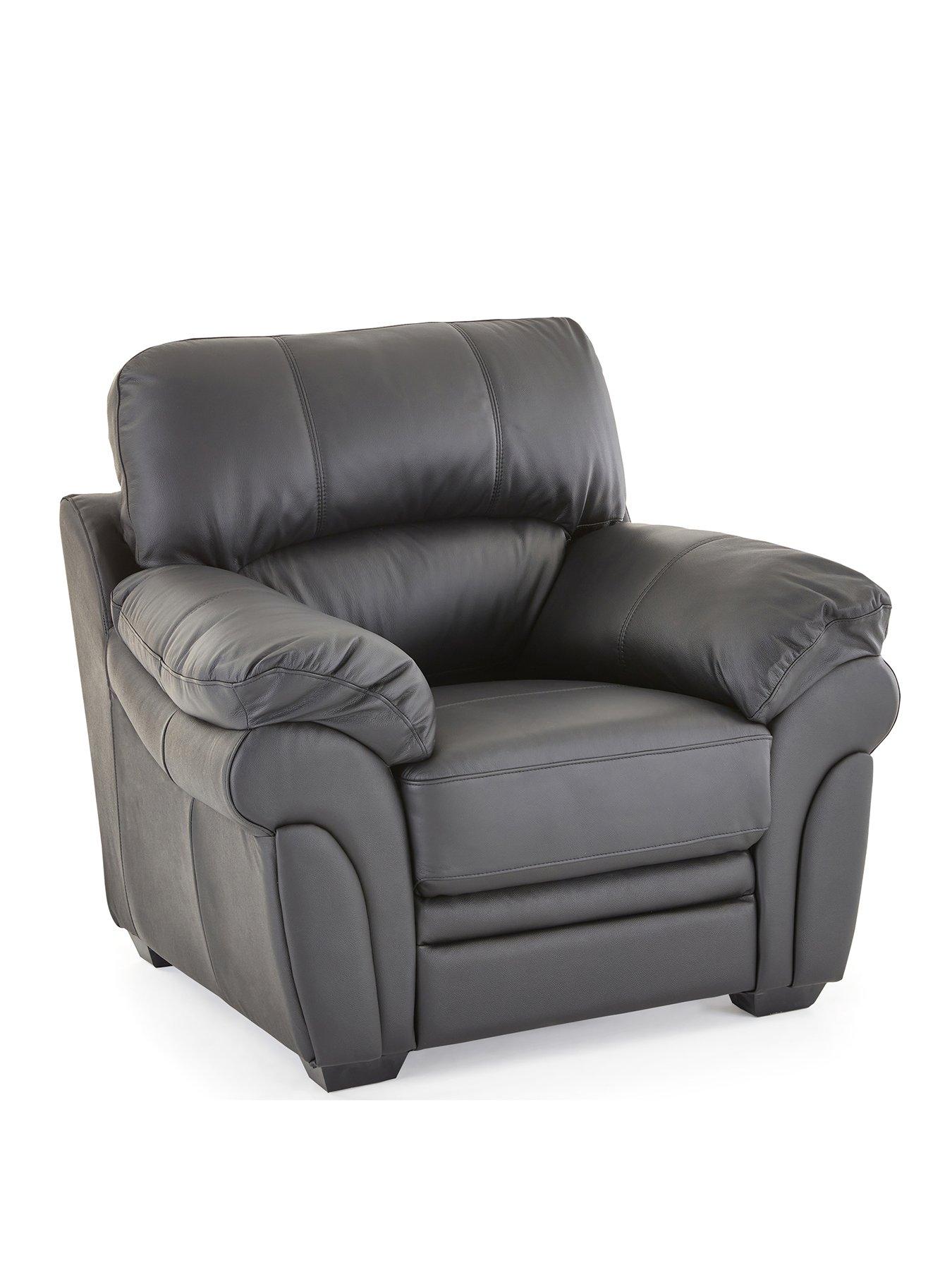 Image 3 of 7 of Very Home Wilmslow Leather Armchair