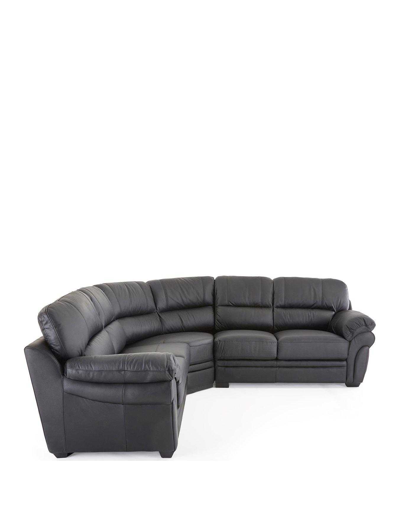 Image 3 of 7 of The Very Collection Wilmslow Leather Corner Group