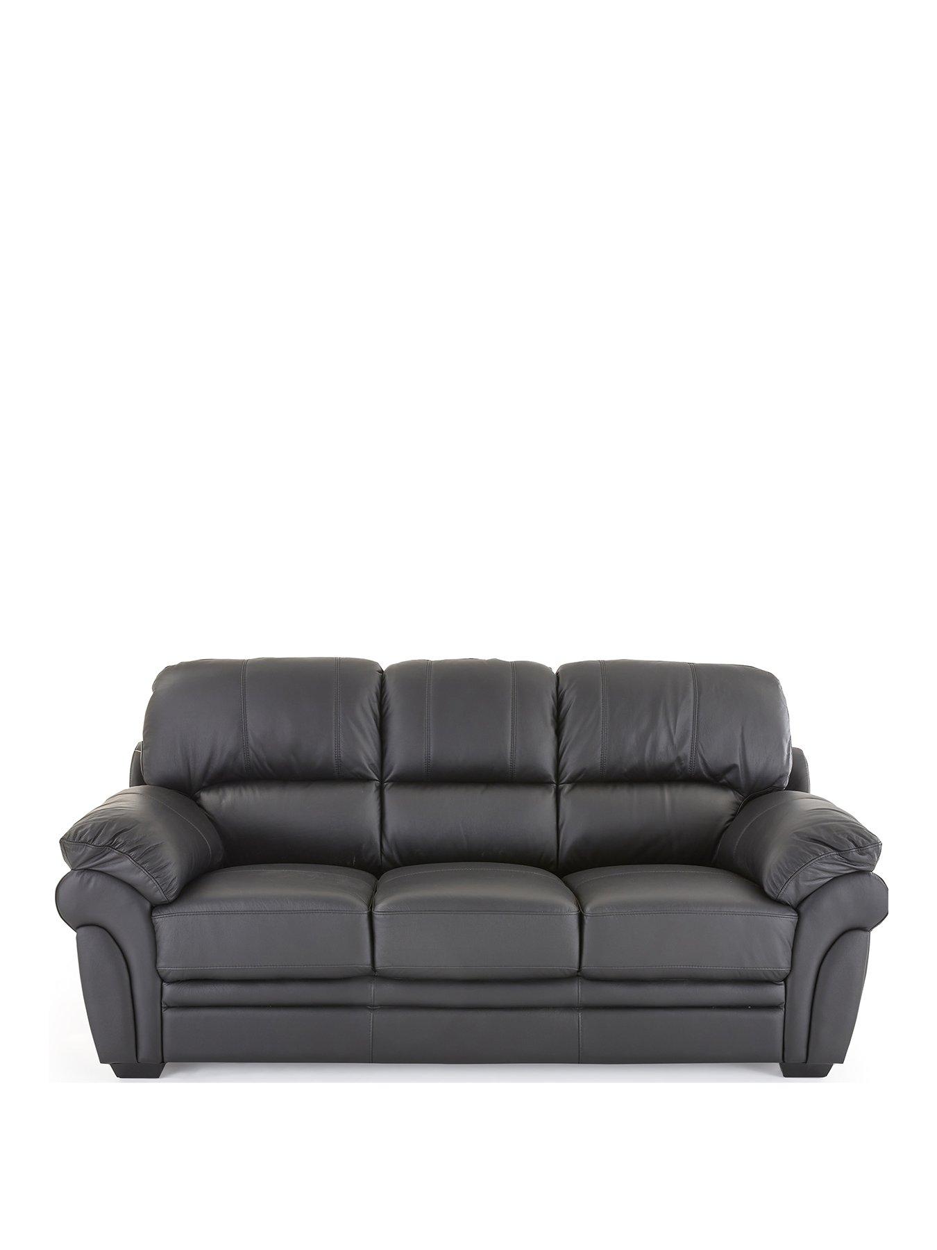 the-very-collection-wilmslow-leather-3-seater-sofastillFront