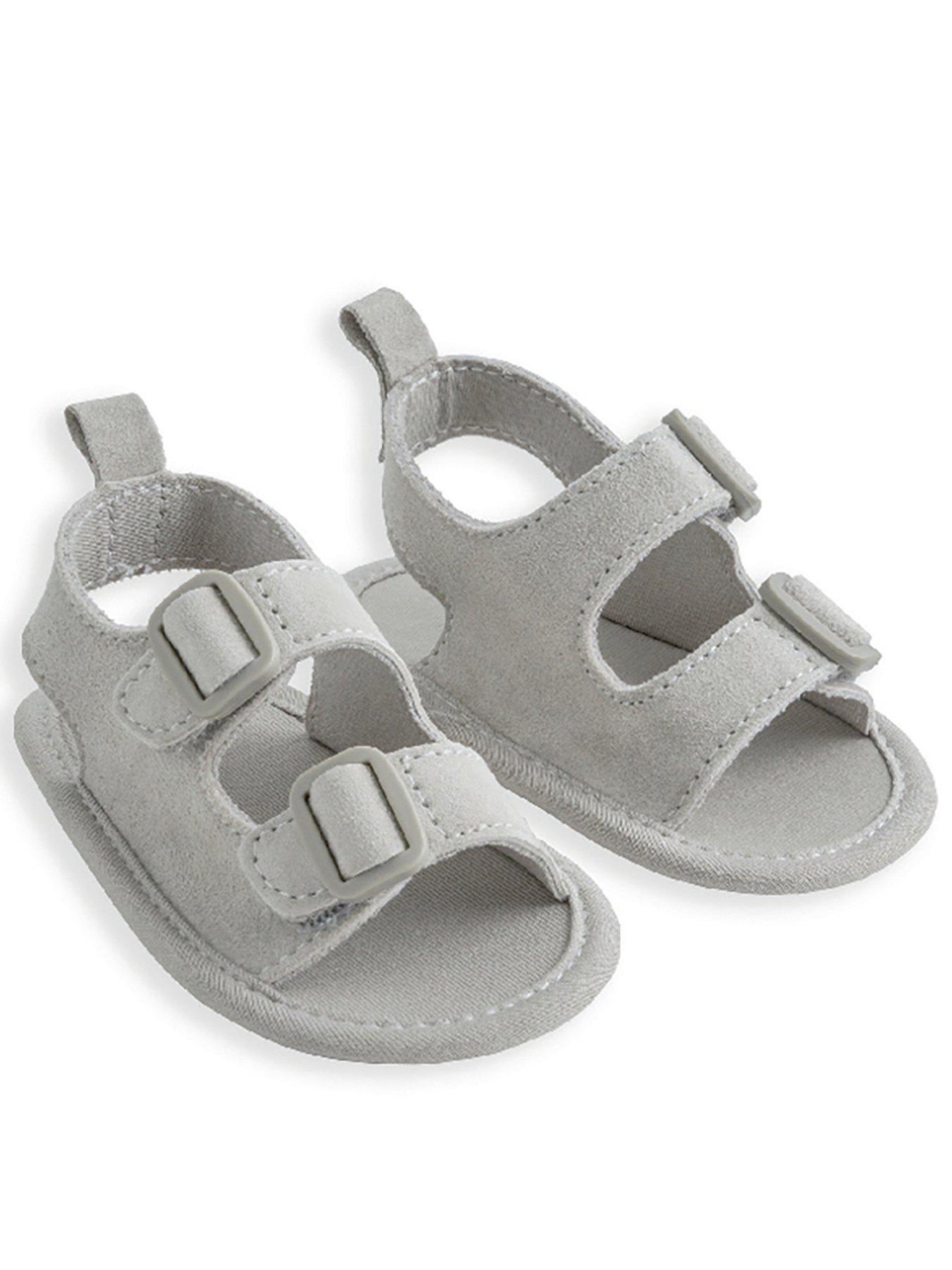 undefined Baby Boys Suede Sandal - Beige
