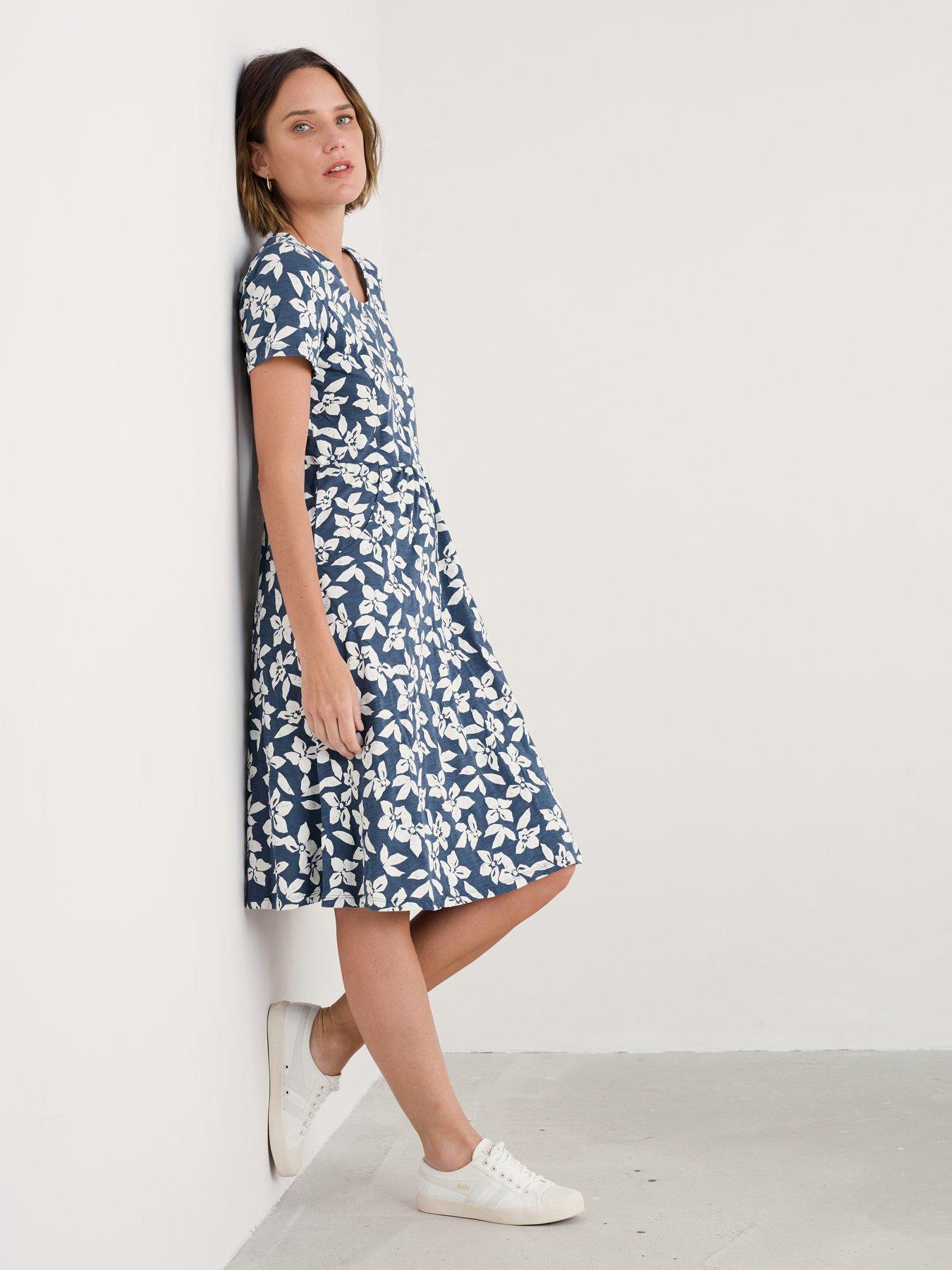 Image 1 of 4 of Seasalt Cornwall Enor Dress - Blue