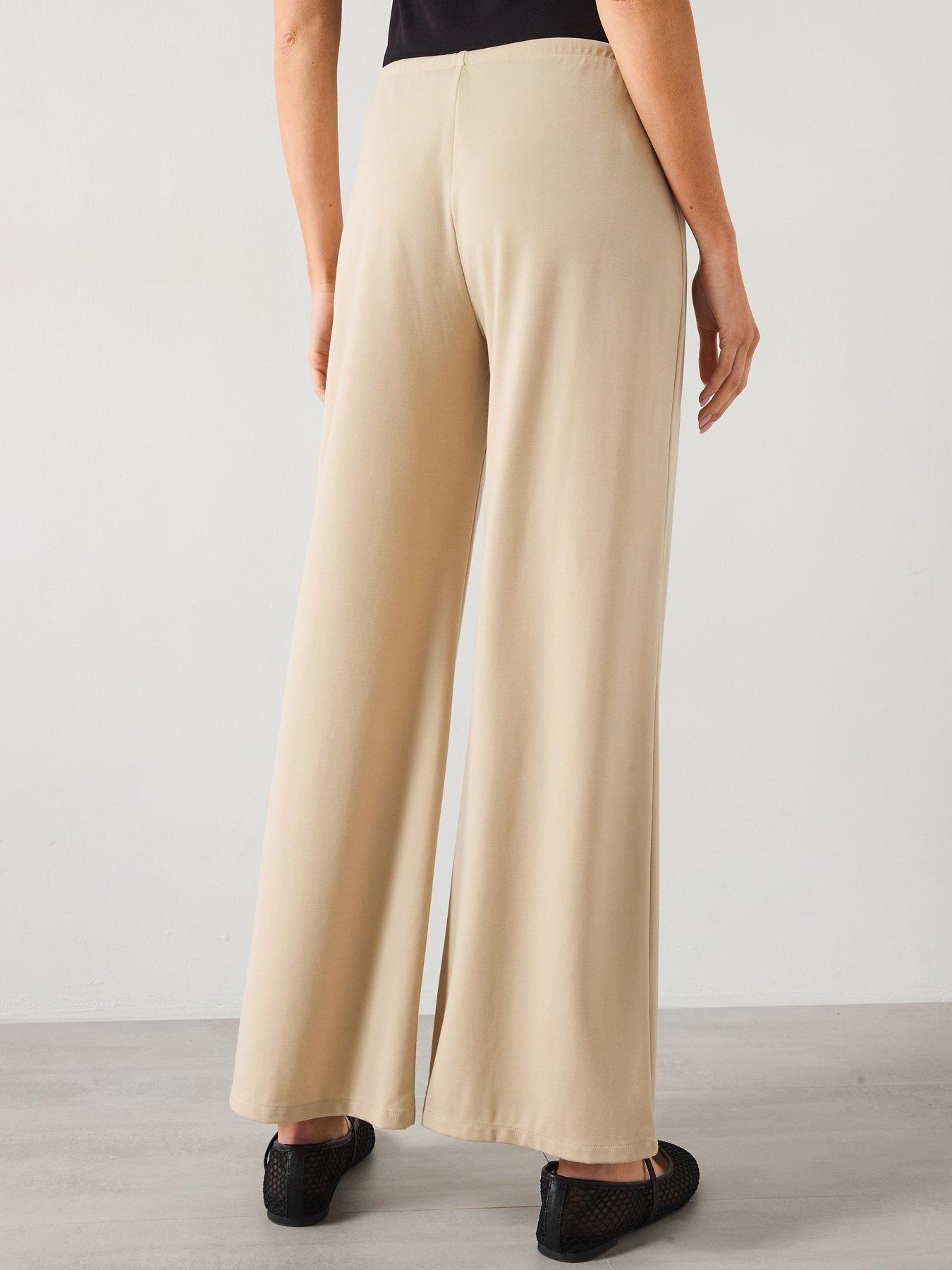 Image 2 of 6 of Mango Candela Trousers - Beige
