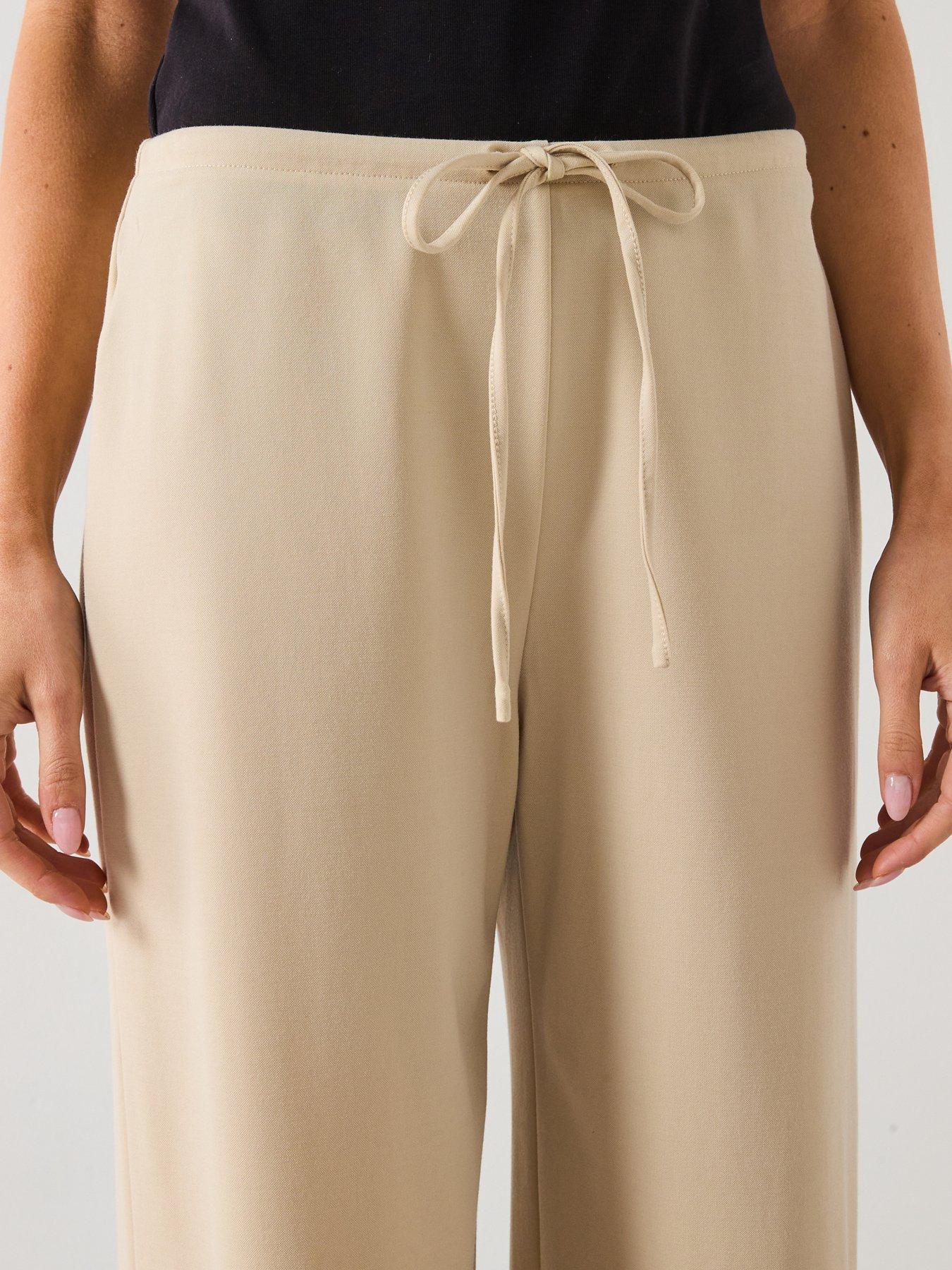 Image 4 of 6 of Mango Candela Trousers - Beige