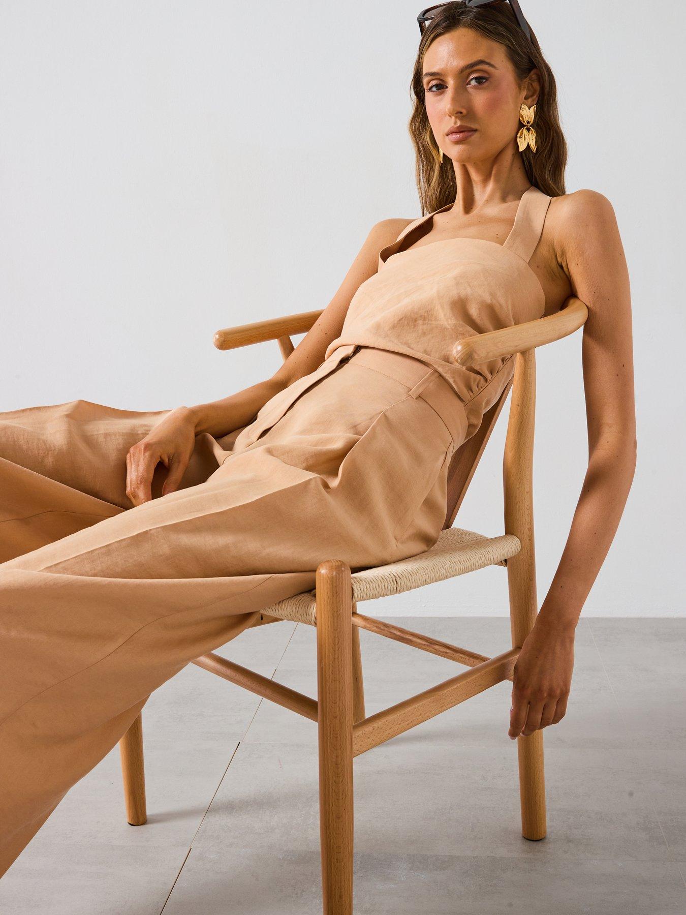 Image 6 of 6 of Mango Lyocell Top With Gathered Detail - Cream