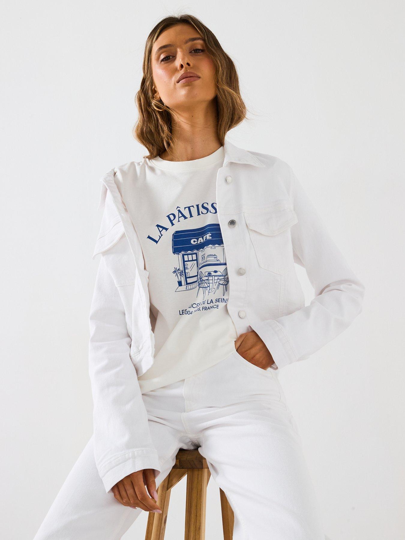 Image 6 of 6 of Mango Short-Sleeved Printed T-Shirt - Blue