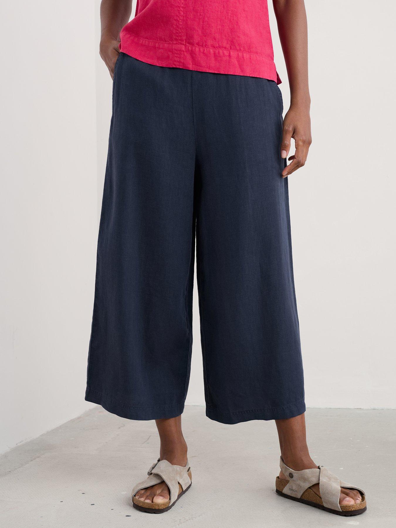 Image 1 of 5 of Seasalt Cornwall Merrivale Culottes - Navy