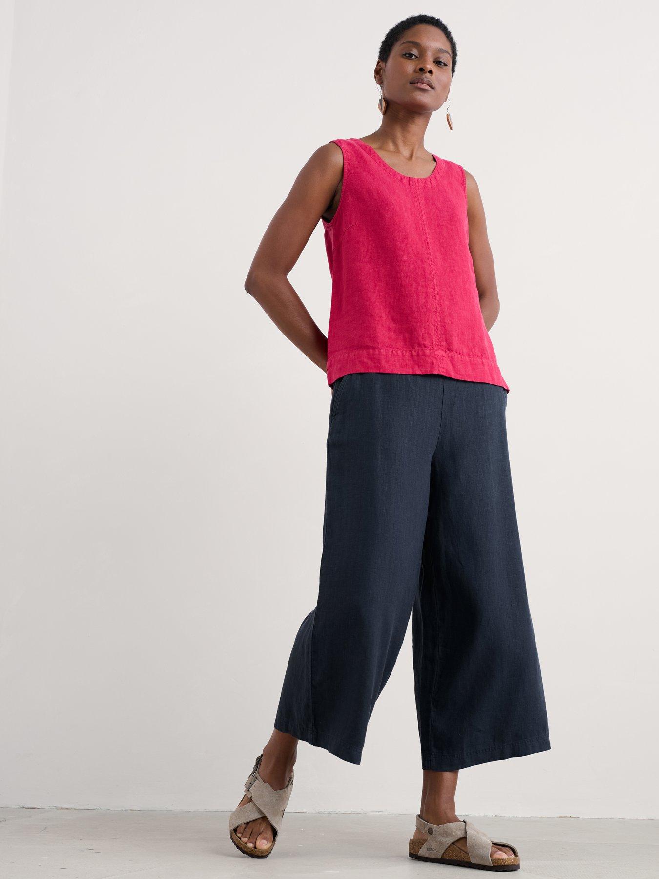 Image 3 of 5 of Seasalt Cornwall Merrivale Culottes - Navy