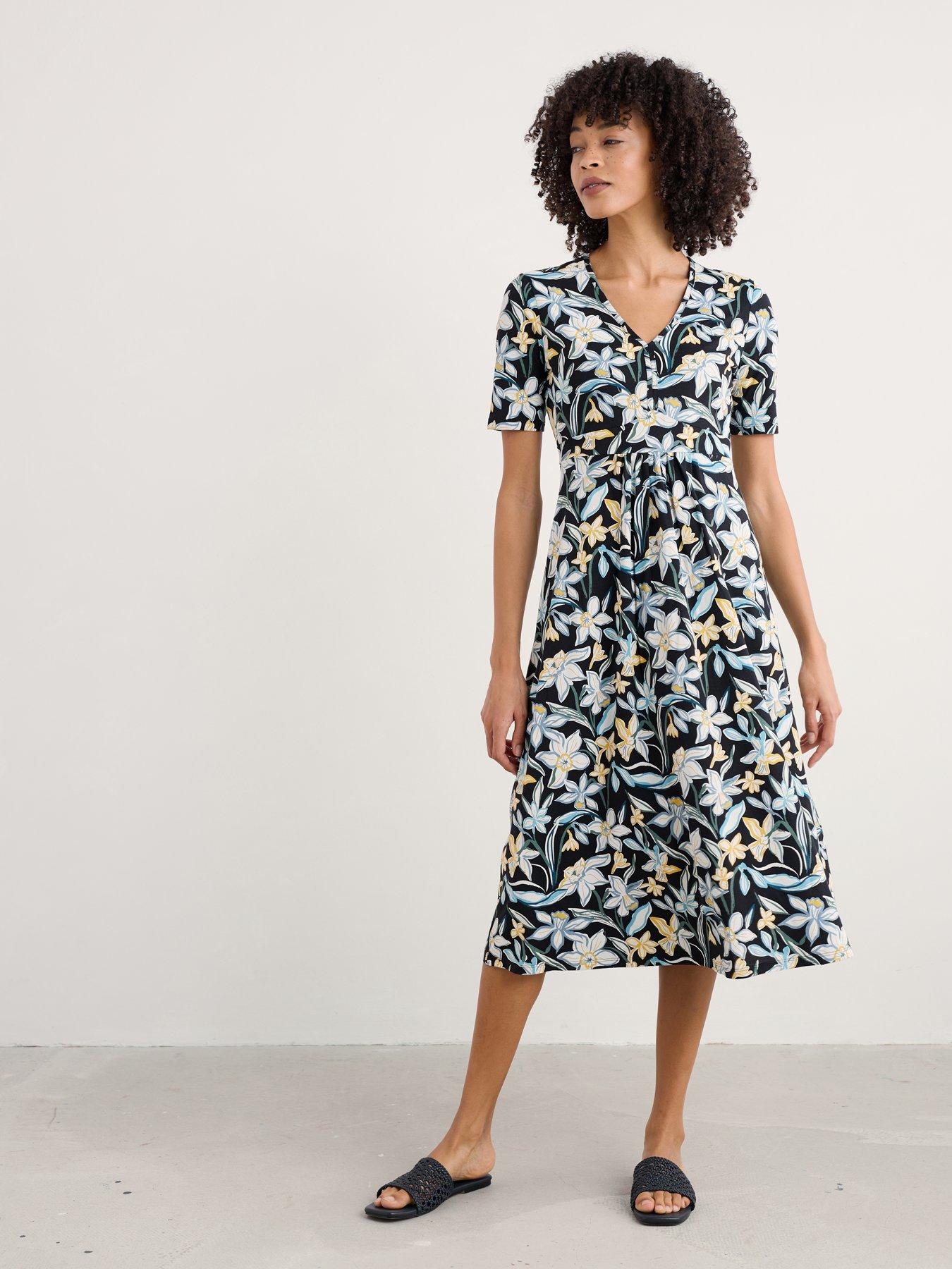 Image 1 of 5 of Seasalt Cornwall Carwynnen Dress - Blue