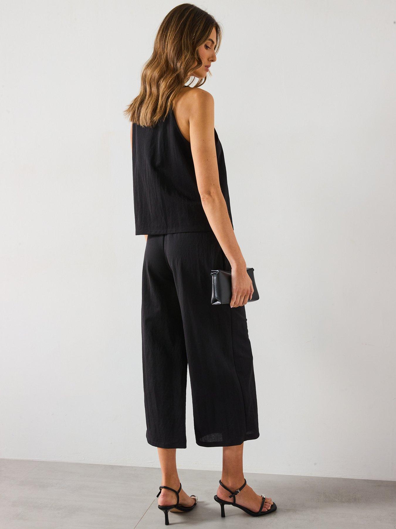 mango-cropped-palazzo-trousers-blackdetail