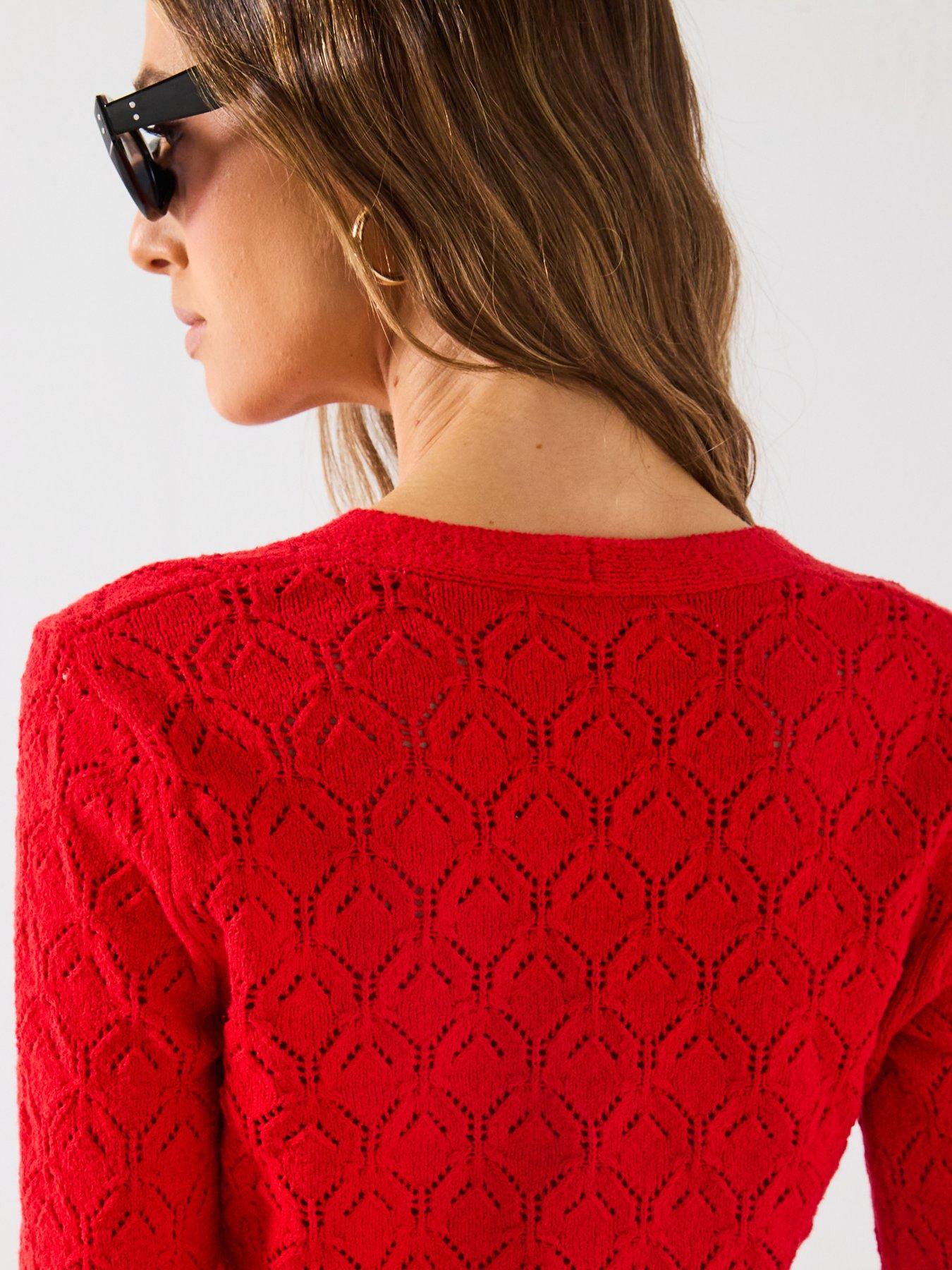 mango-pattern-knit-detailed-cardigan-reddetail