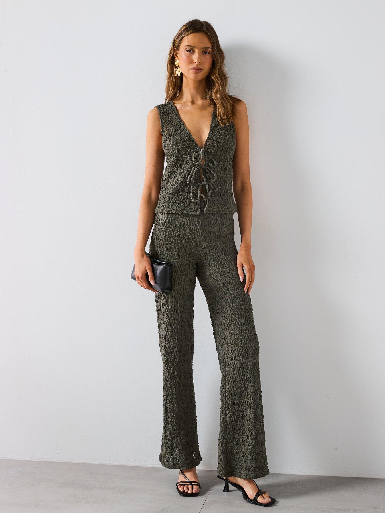 mango-straight-textured-trousers-khakiback
