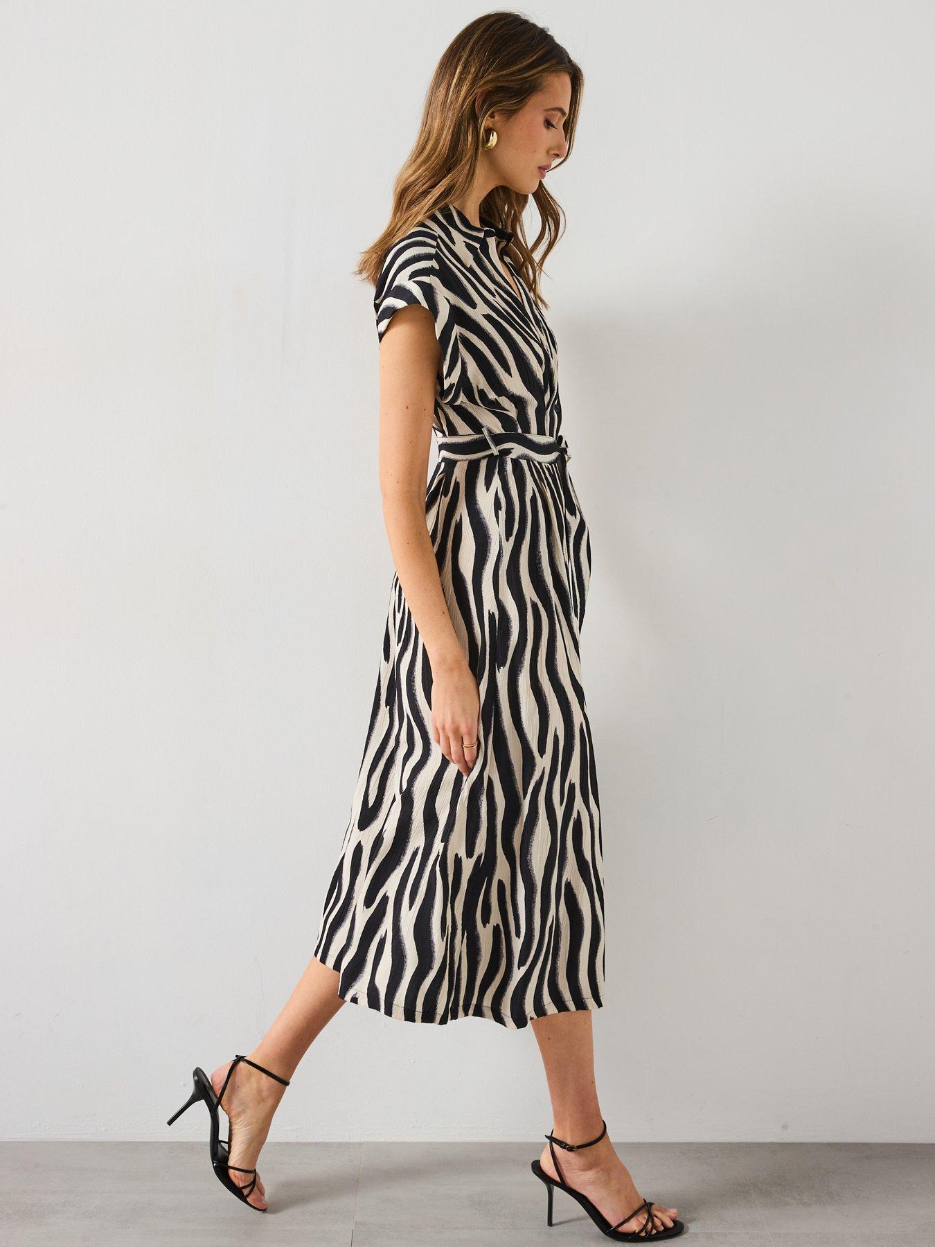 Image 3 of 6 of Mango Nikita Dress - Black