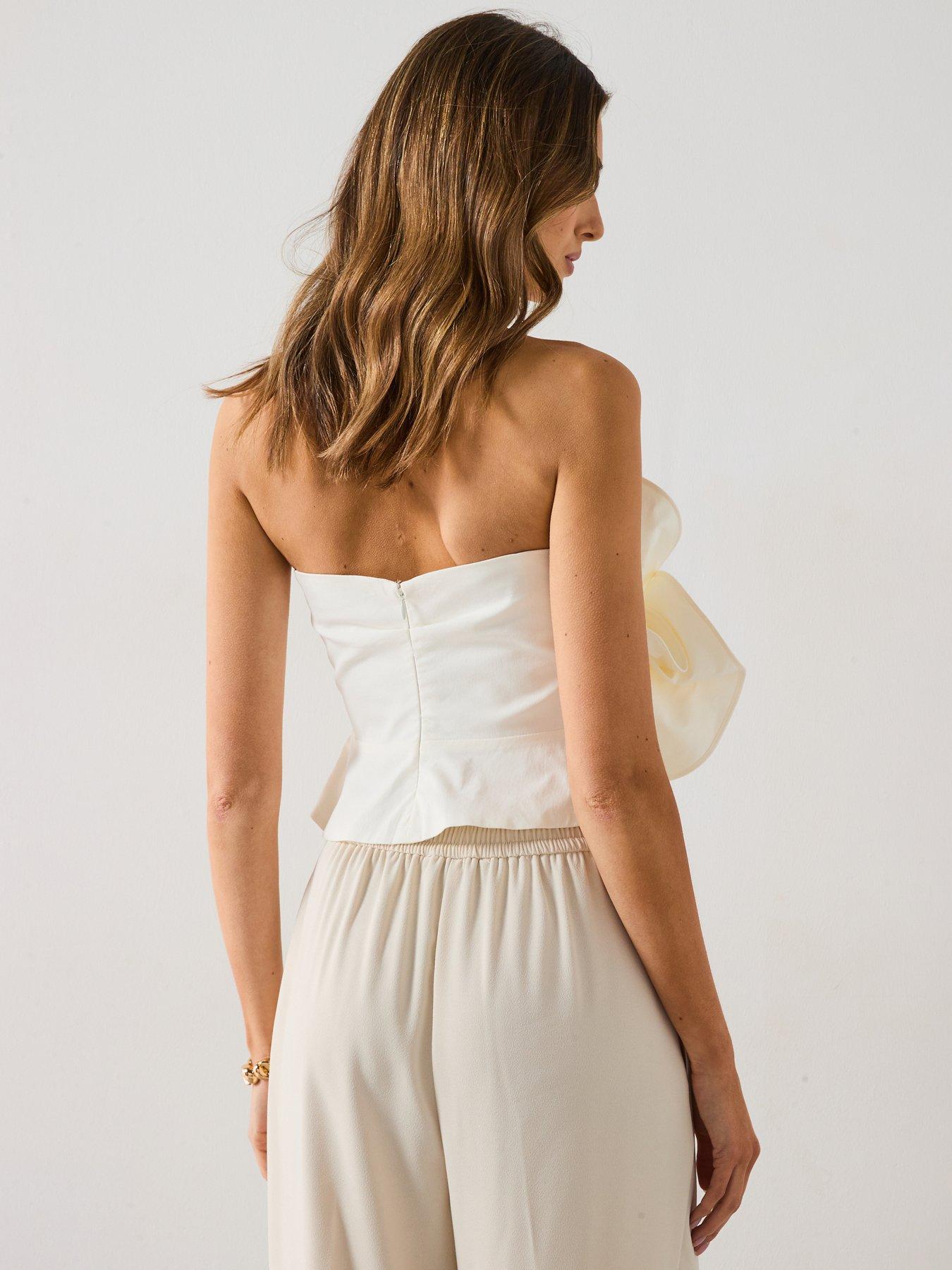 mango-maxi-ruffle-top-creamstillFront