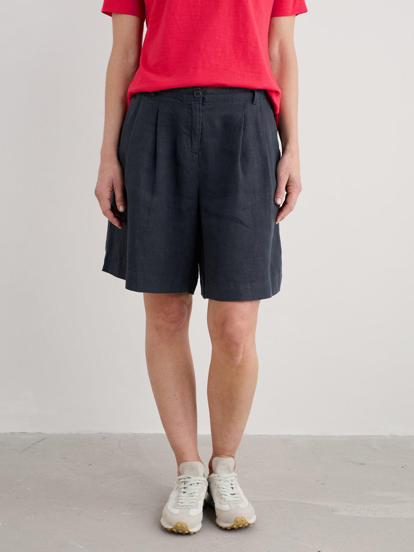 seasalt-cornwall-clover-bloom-shorts-navy