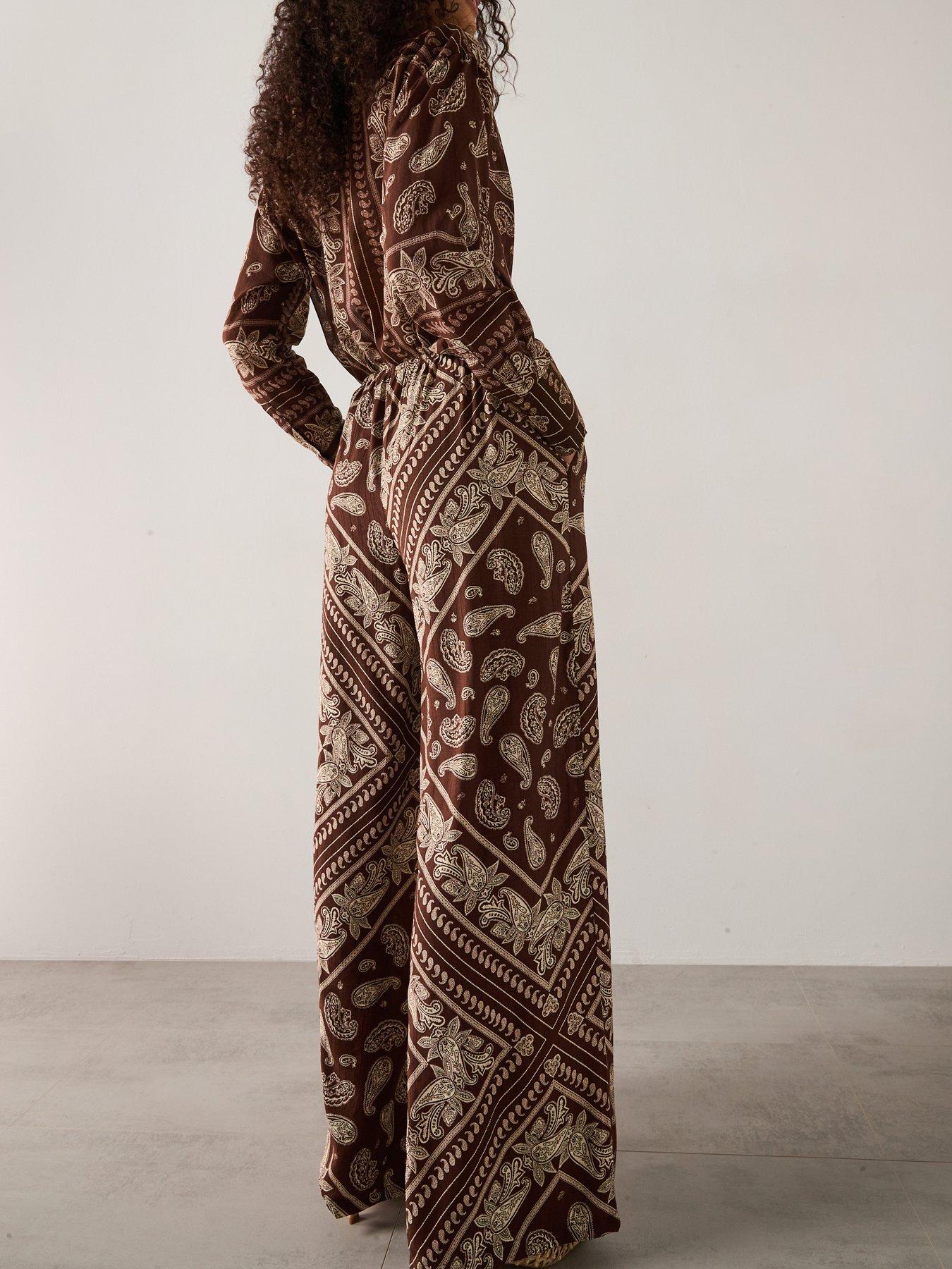 mango-paisley-wide-leg-pants-brownoutfit