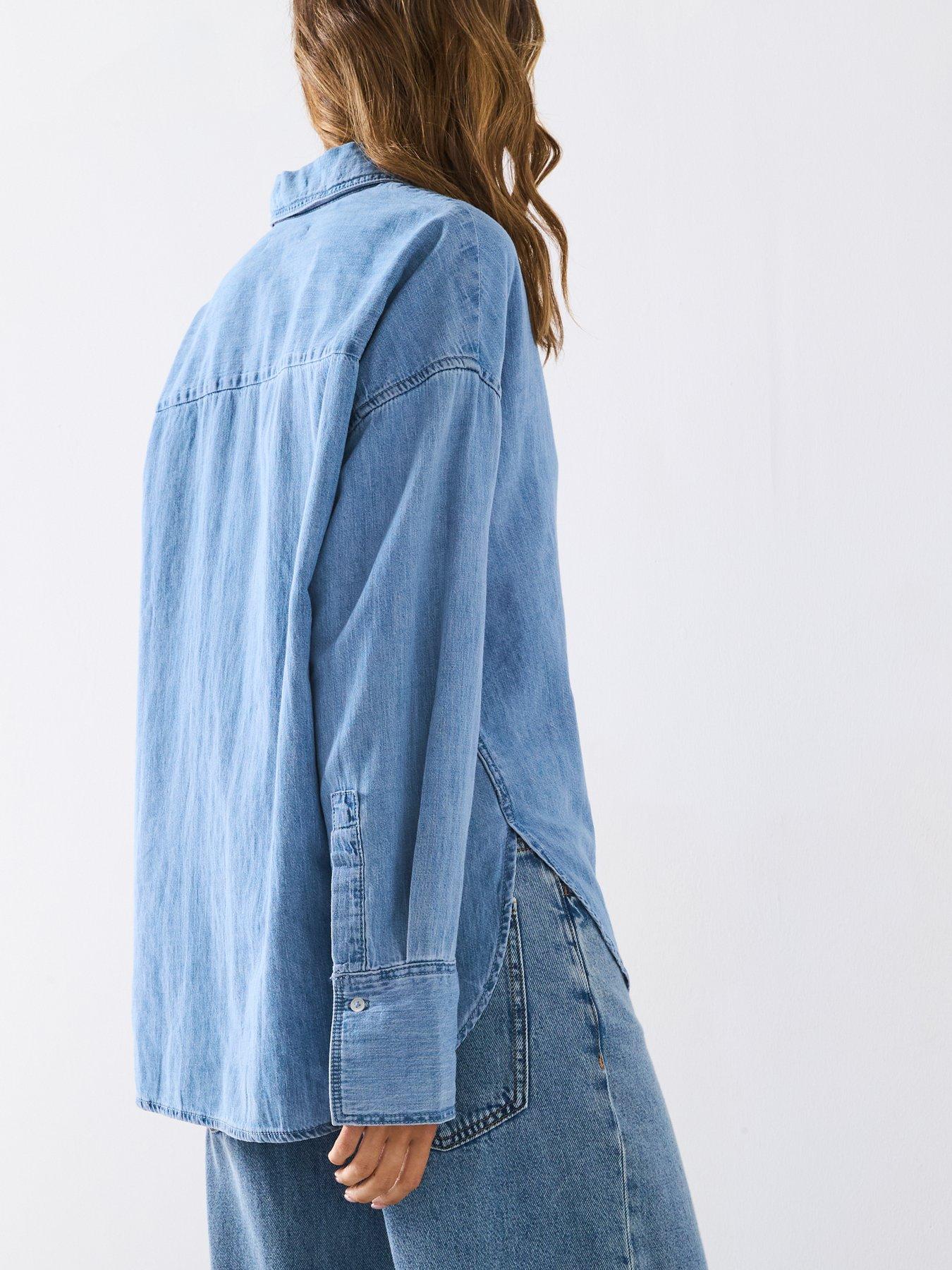 mango-oversized-denim-shirt-bluestillFront