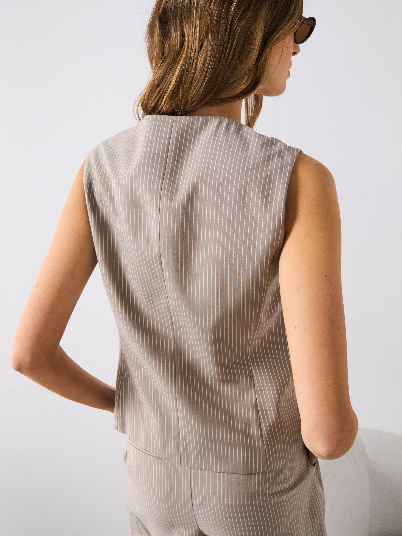 mango-striped-lyocell-suit-vest-greystillFront