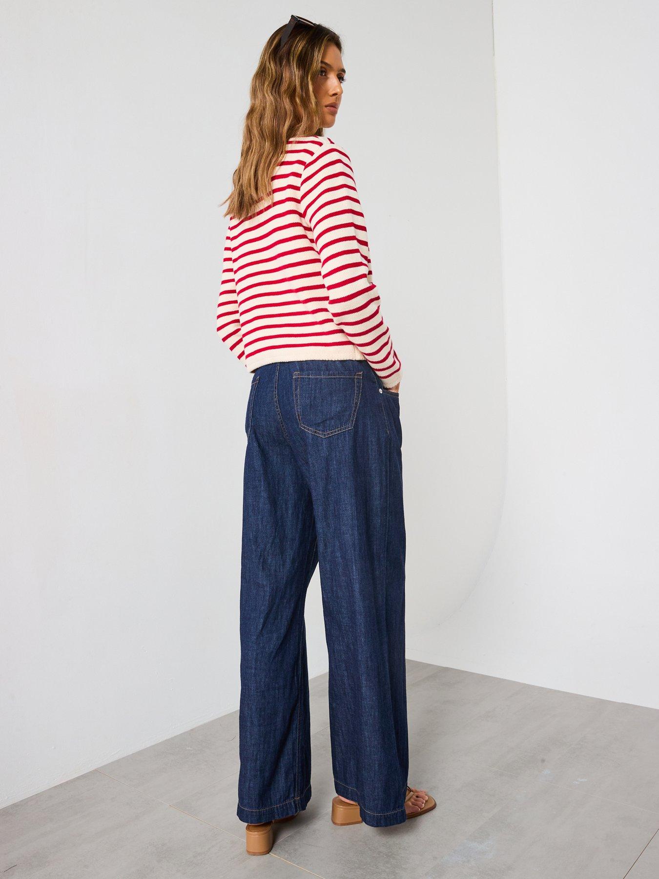 mango-wide-leg-mid-rise-jeans-blueoutfit