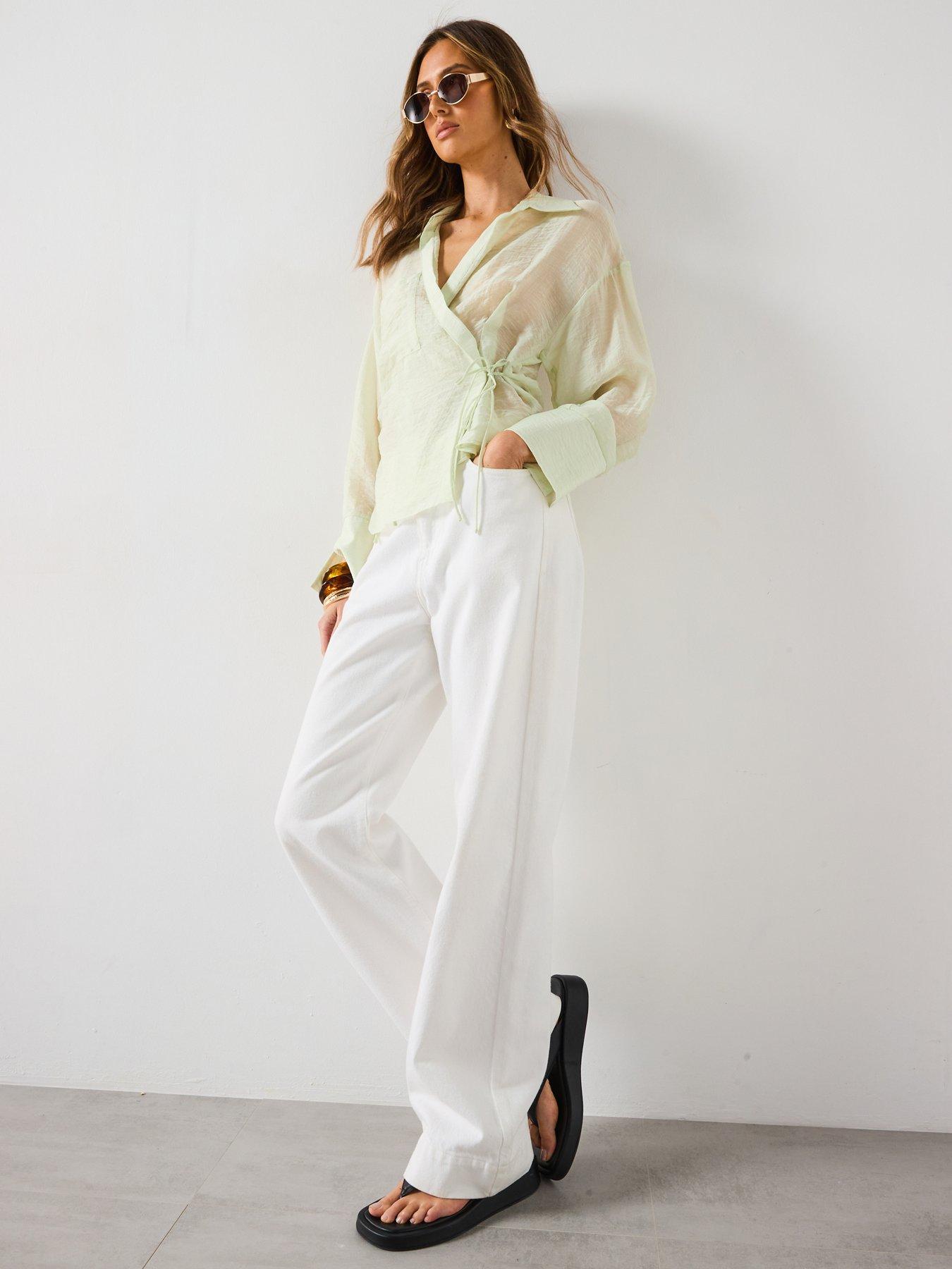 mango-cross-over-lyocell-shirt-with-bow-closure-aqua-greenback