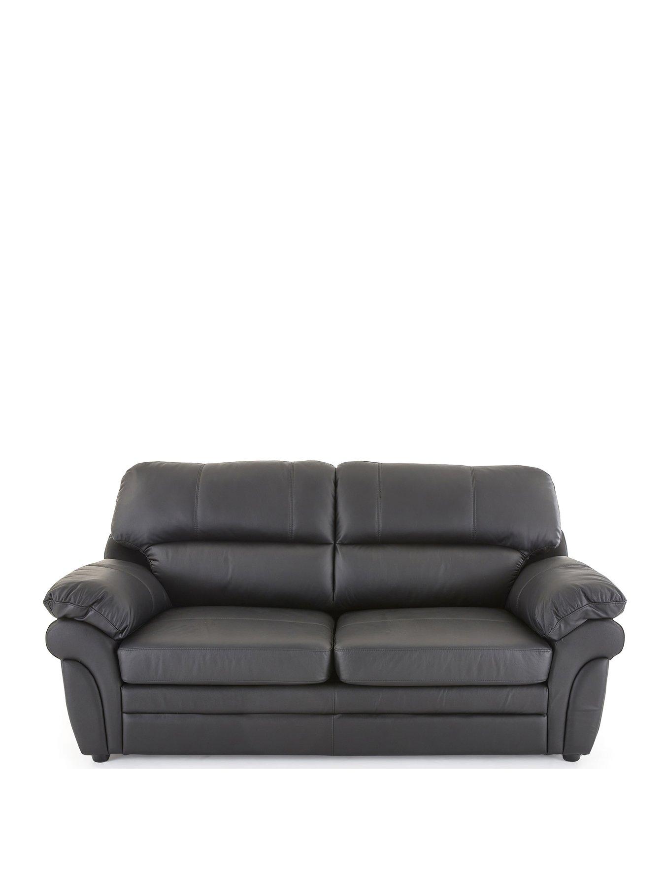 Image 2 of 7 of The Very Collection Wilmslow Leather Sofa Bed