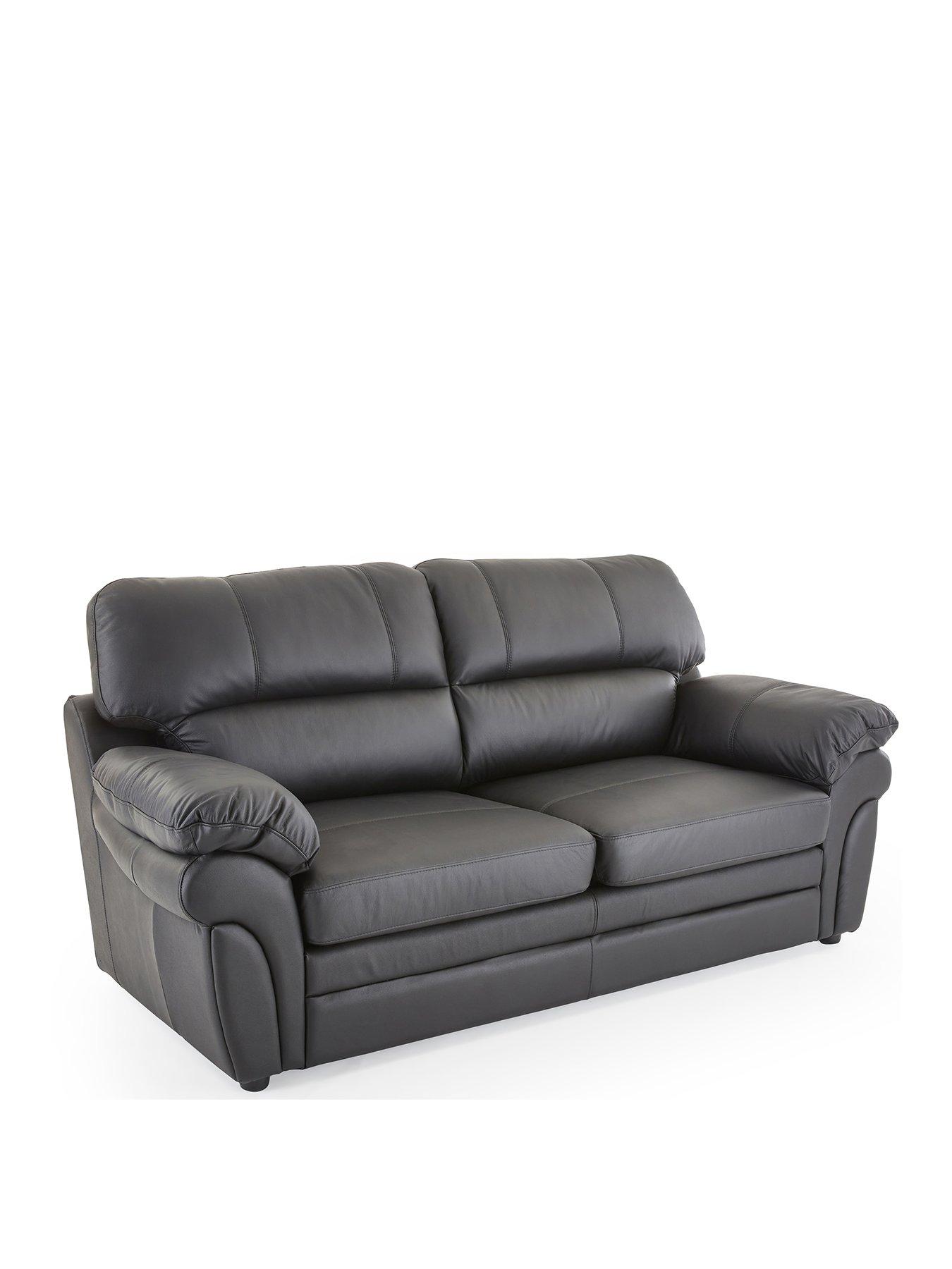 Image 3 of 7 of The Very Collection Wilmslow Leather Sofa Bed