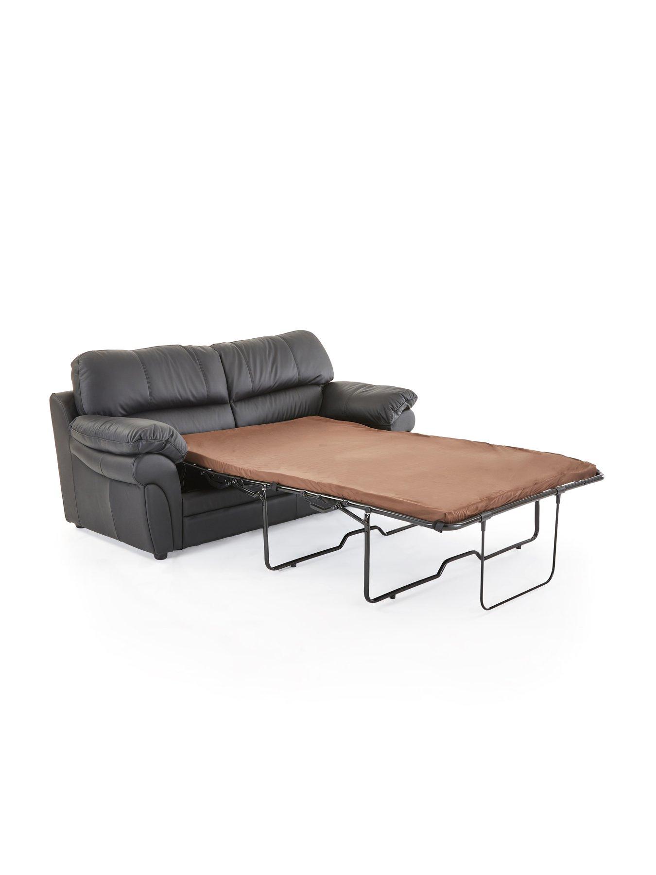 Image 6 of 7 of The Very Collection Wilmslow Leather Sofa Bed