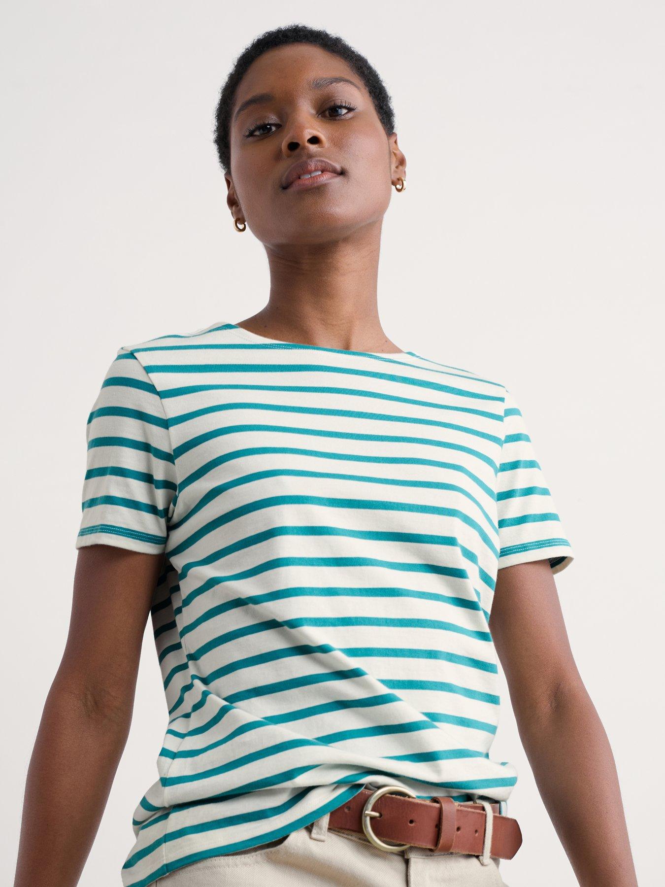 Image 1 of 5 of Seasalt Cornwall Sailor T-Shirt - Green