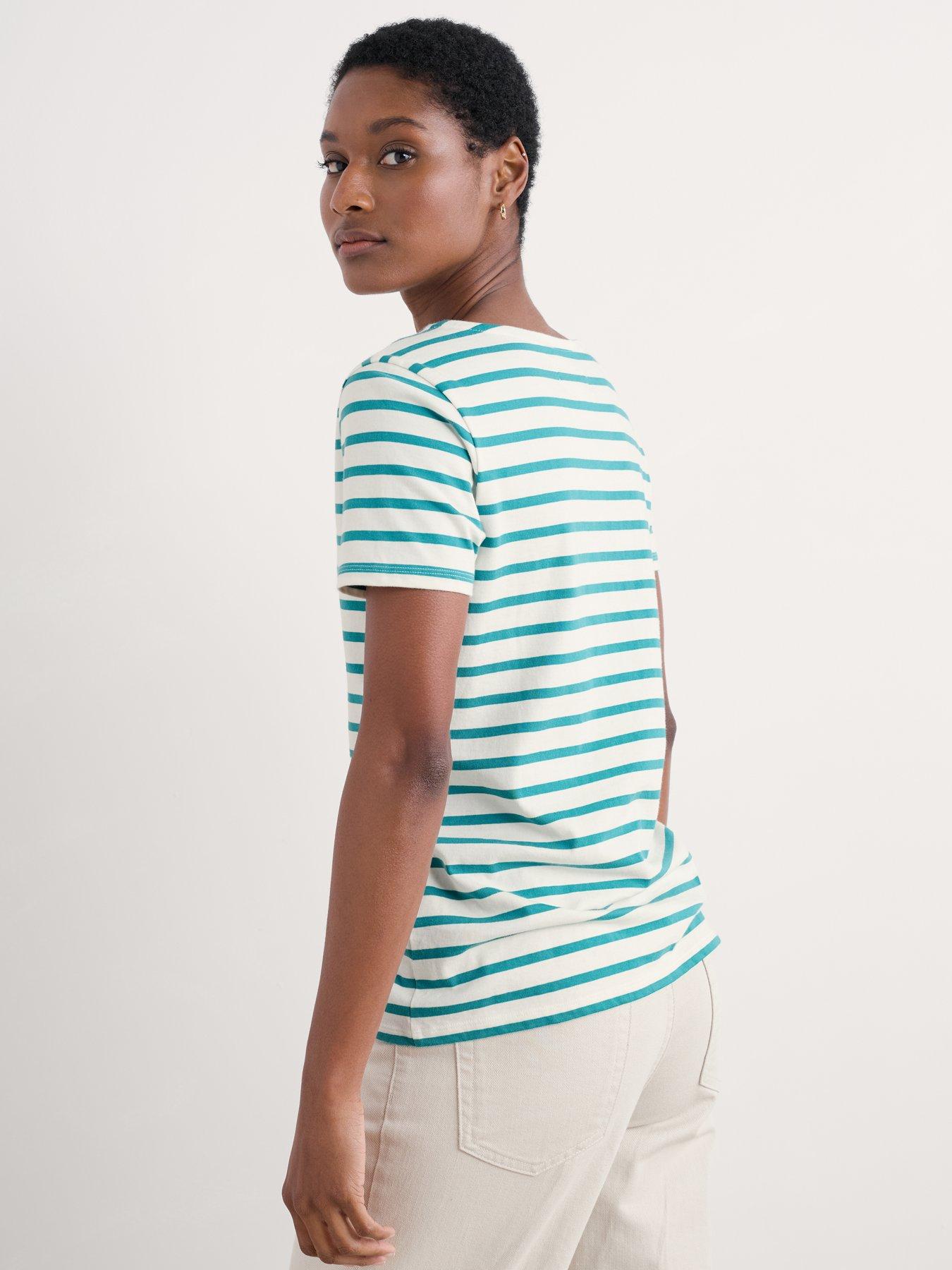 Image 2 of 5 of Seasalt Cornwall Sailor T-Shirt - Green