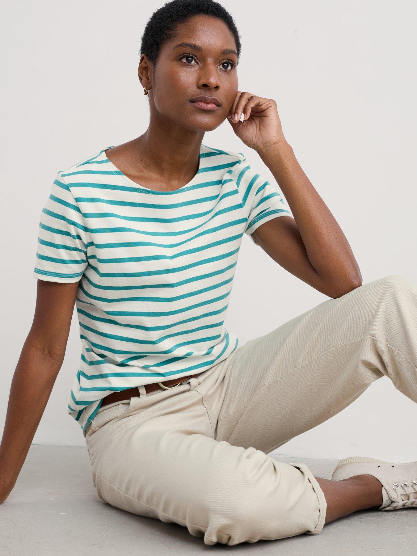 Image 3 of 5 of Seasalt Cornwall Sailor T-Shirt - Green