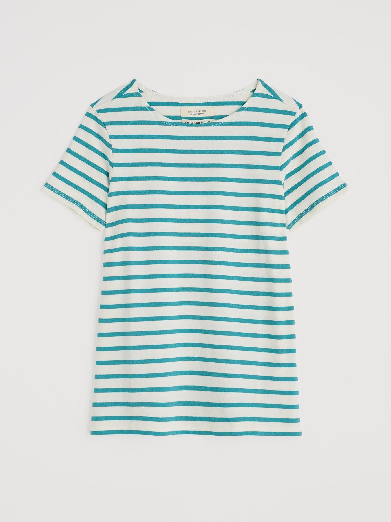 Image 5 of 5 of Seasalt Cornwall Sailor T-Shirt - Green
