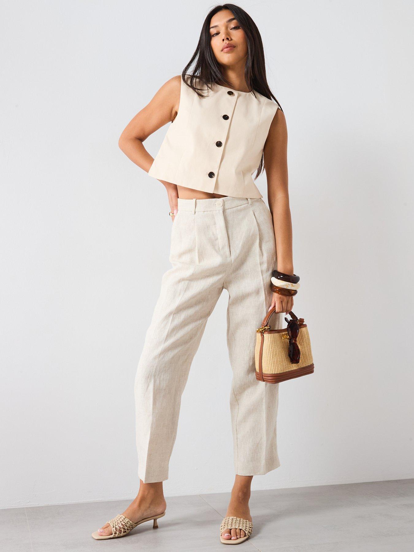 mango-straight-linen-trousers-with-dart-detail-beigedetail