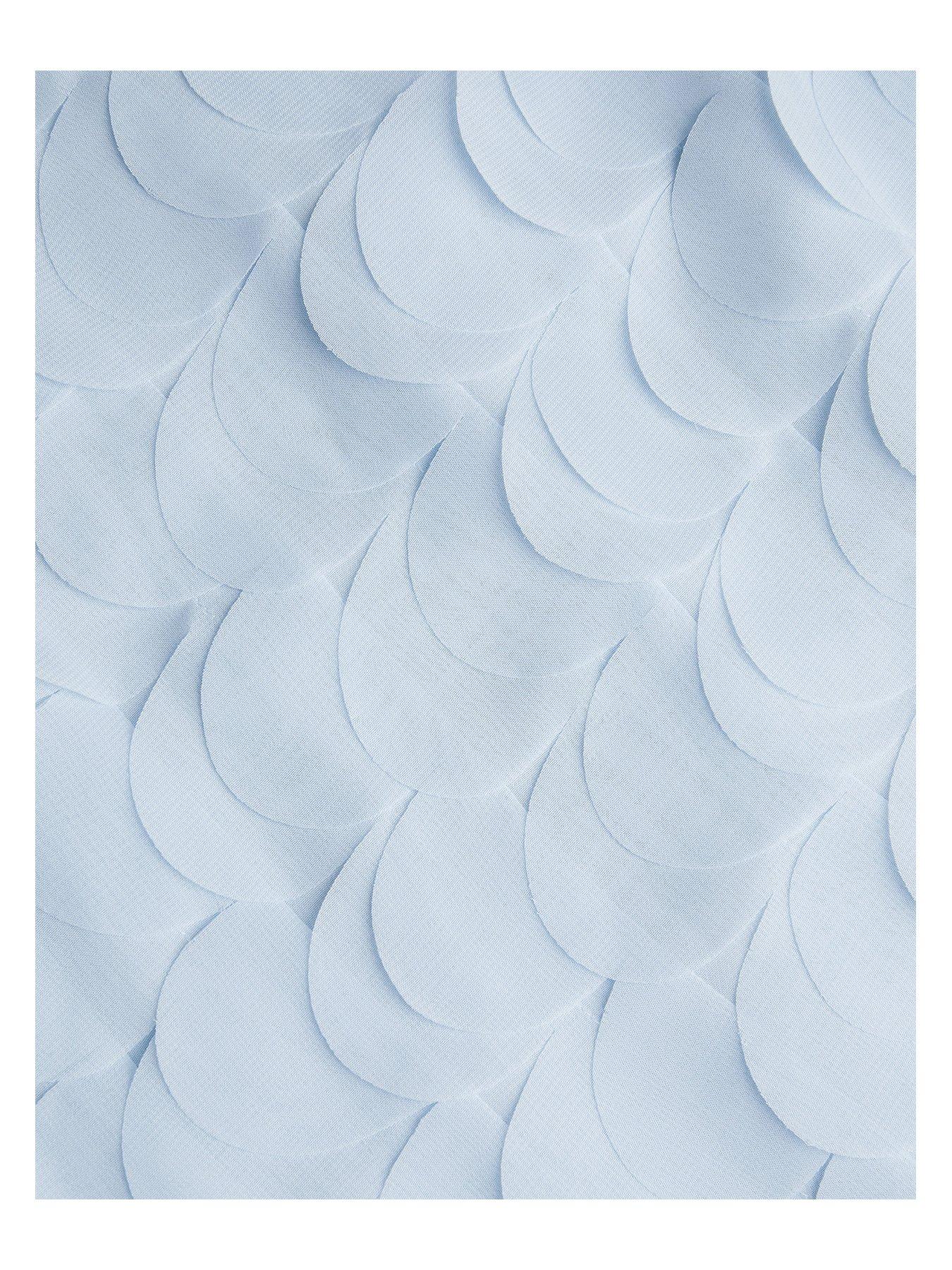 Image 4 of 4 of Monsoon Girls Jazzy Scallop Frill Shift Dress - Blue