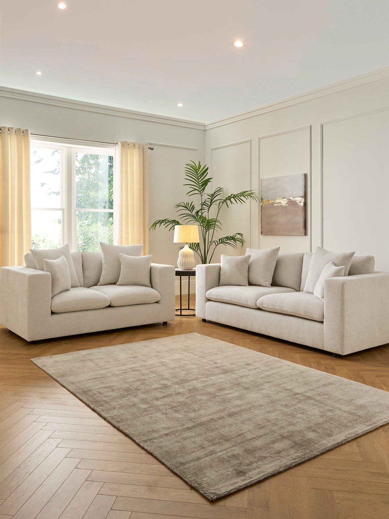 The Very Collection Missouri 3 Seater + 2 Seater Fabric Sofa Set (Buy  &  SAVE!) - FSC® Certified