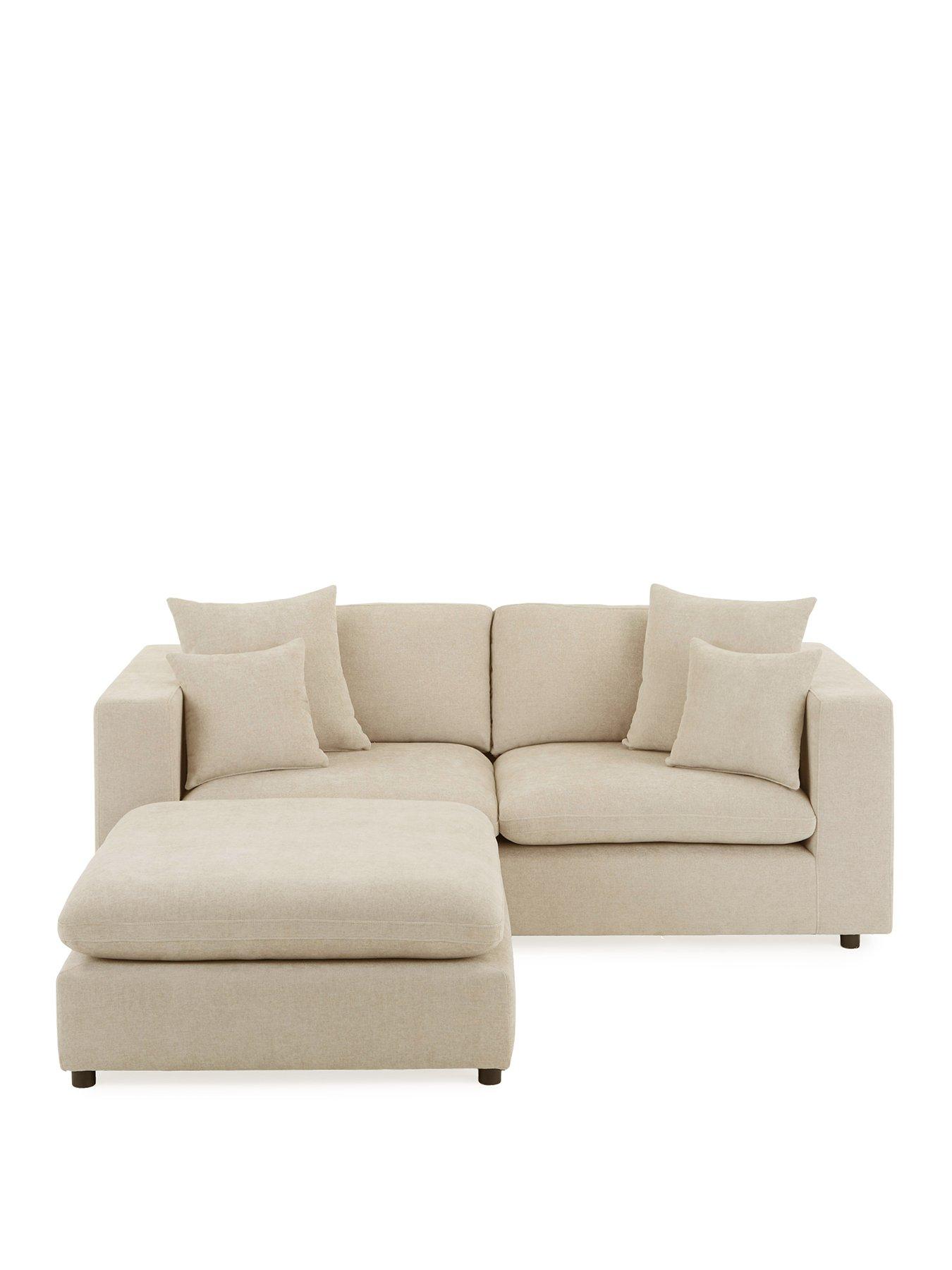Image 2 of 7 of The Very Collection Missouri 3 Seater Fabric Sofa + Footstool Set (Buy &amp; SAVE!) - FSC&reg; Certified