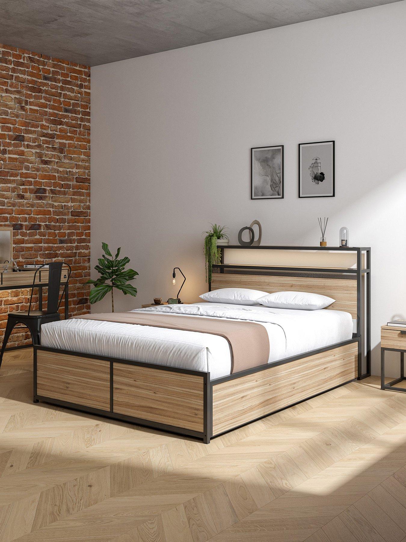 xr-living-denver-ottoman-bed-with-wireless-charging-and-app-controlled-led-oakblack